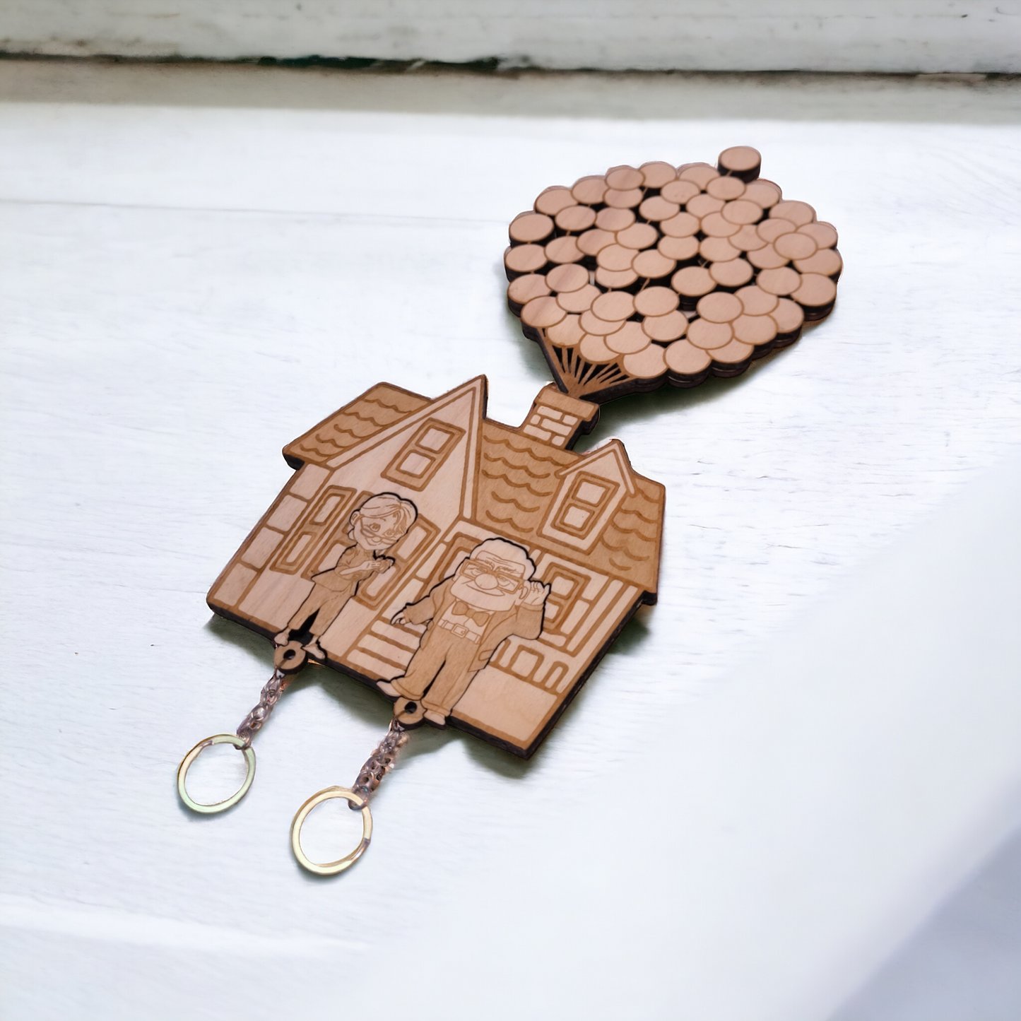 Up House Keychain - Wall Mounted Key Holder - Geek Keyrings