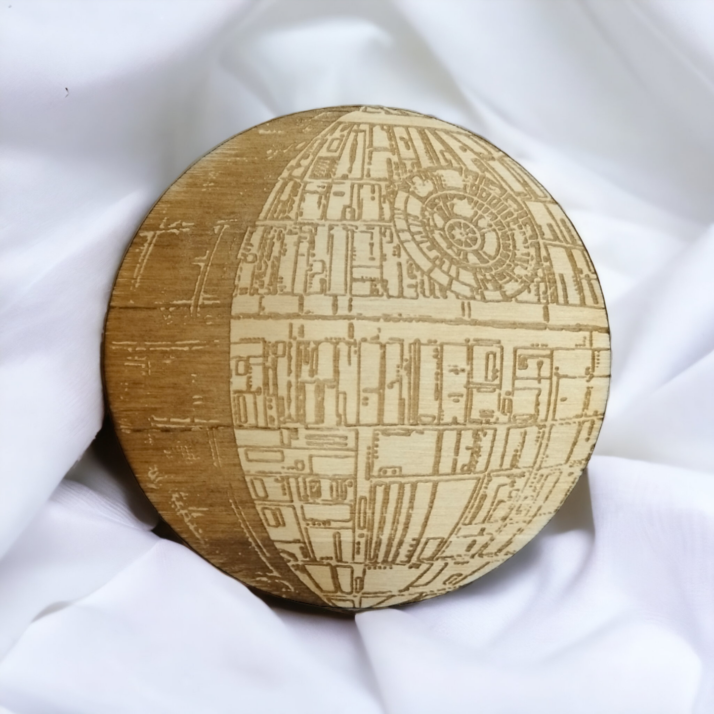 Set of 6 Star Wars Ships Wooden Coasters - Handmade Gift - Housewarming - Wood Kitchenware - Star Wars