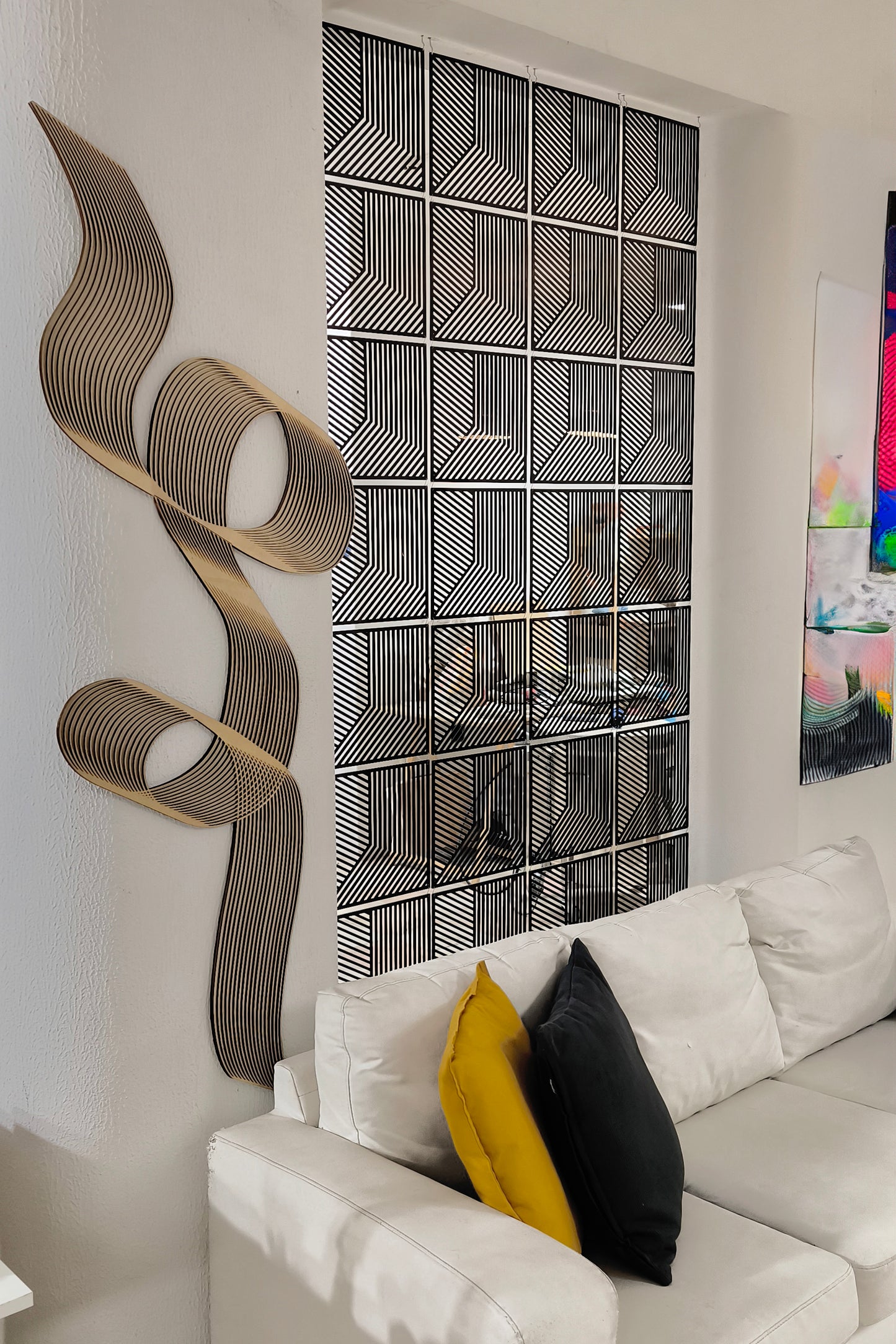 Space Divider Panels - Hanging Room - Geometric - Decorative Panel