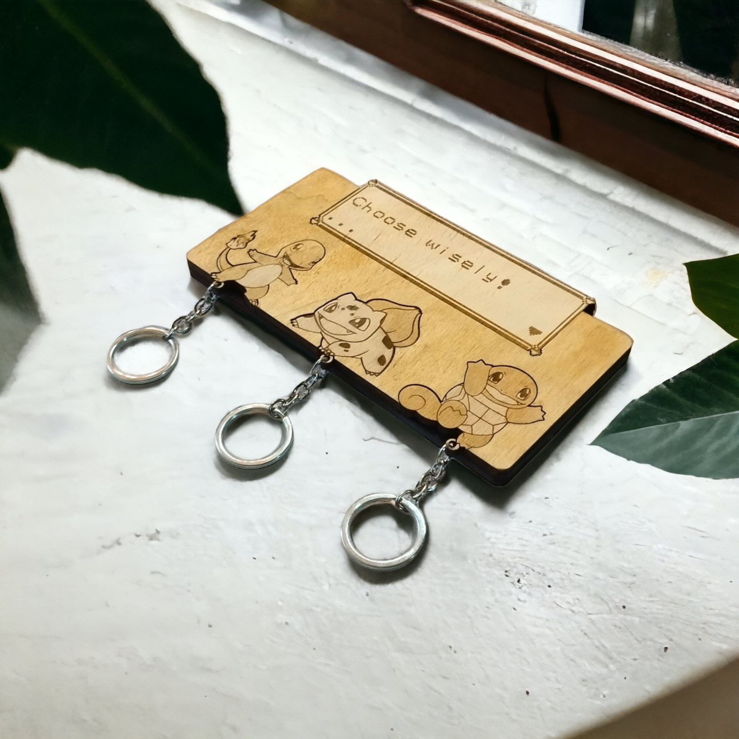 Pokemon Keychain Wall Mounted Key Holder - Geek Keyrings