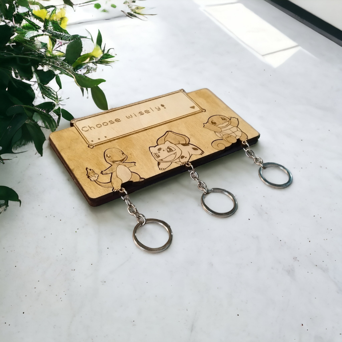 Pokemon Keychain Wall Mounted Key Holder - Geek Keyrings