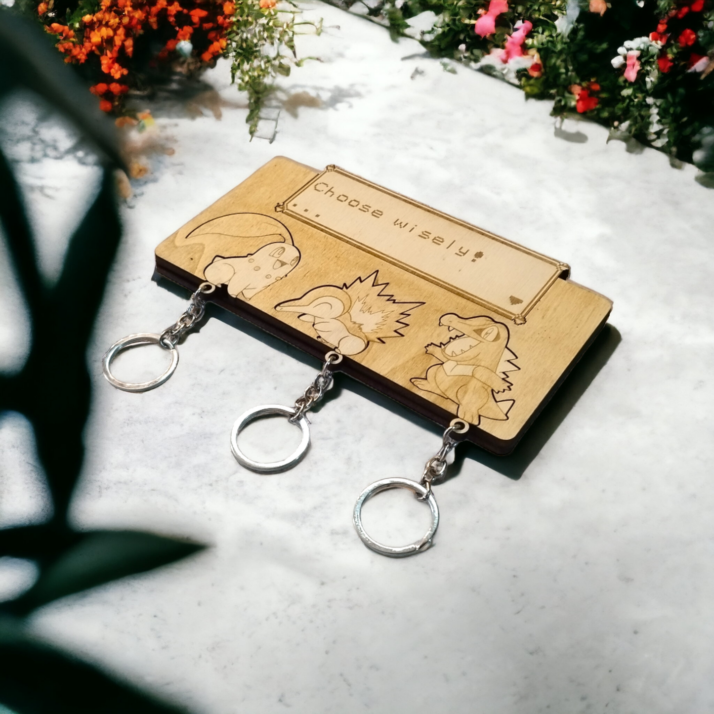 Pokemon Keychain Wall Mounted Key Holder - Geek Keyrings