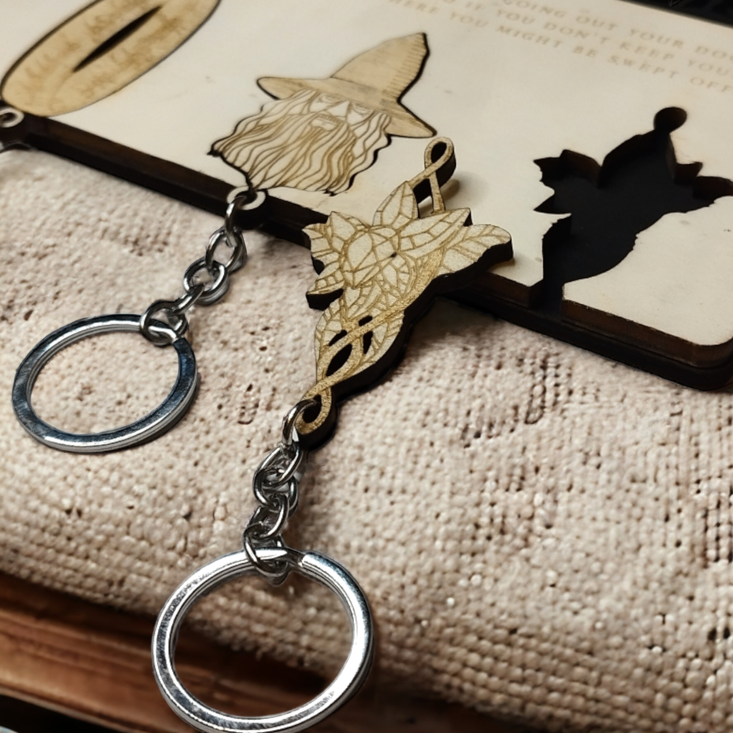 Lord of the Rings Keychain Wall Mounted Key Holder - LOTR