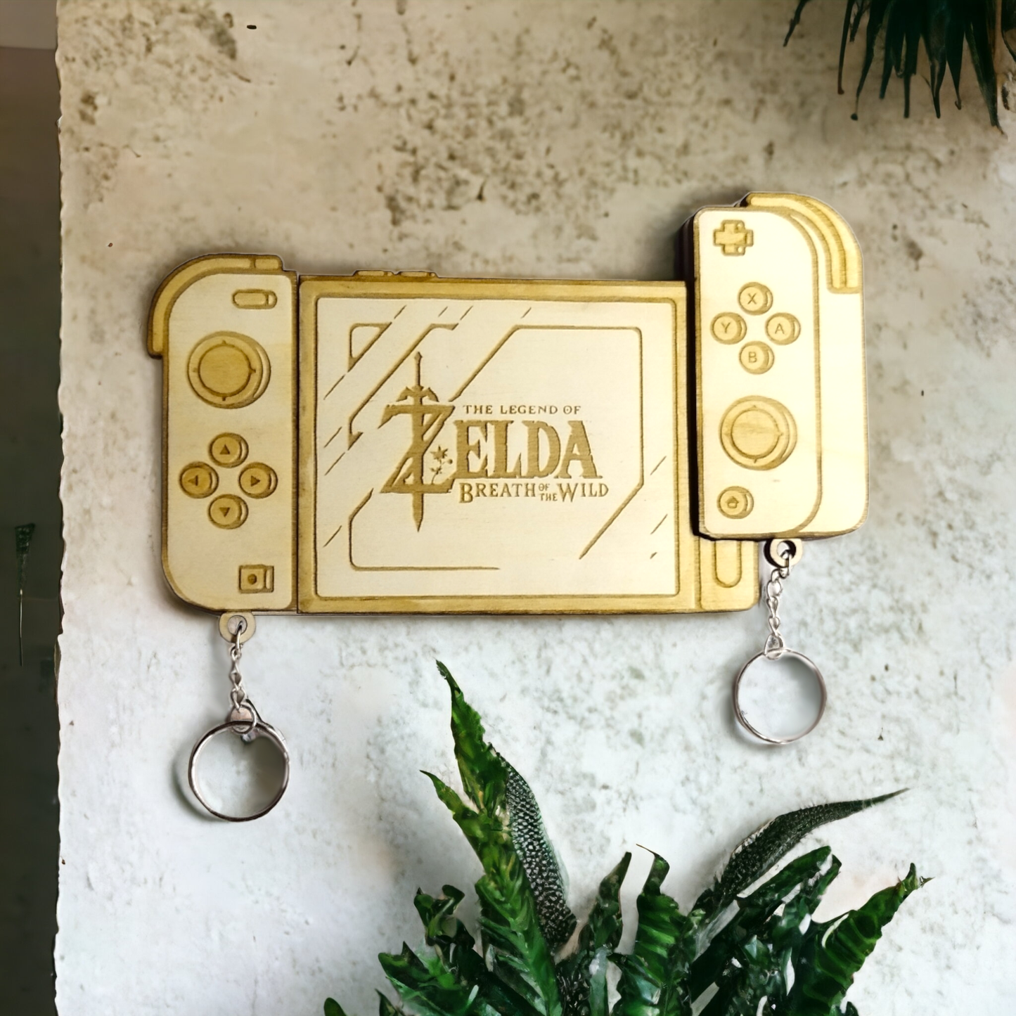 Nintendo Switch Keychain Magnet Wall Mount - Keyring Holder