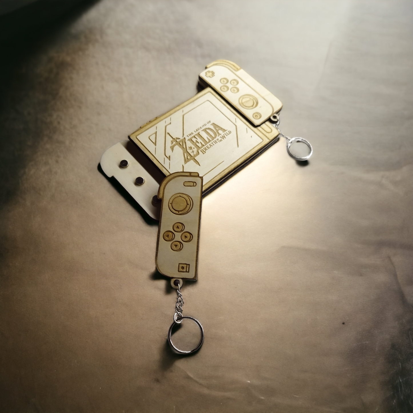 Nintendo Switch Keychain Magnet Wall Mount - Keyring Holder