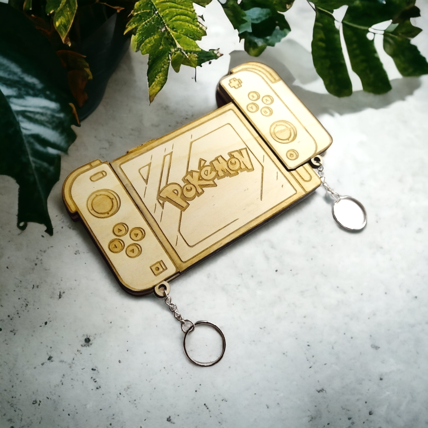 Nintendo Switch Keychain Magnet Wall Mount - Keyring Holder