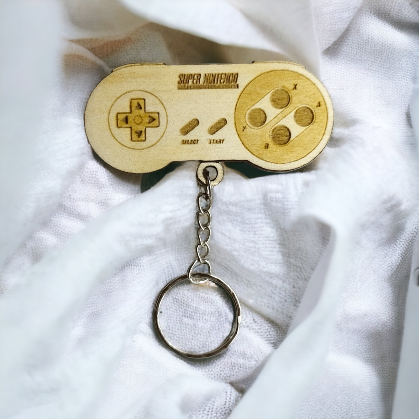 Nintendo Keychain Magnet Wall Mount - Keyring Holder - SNES