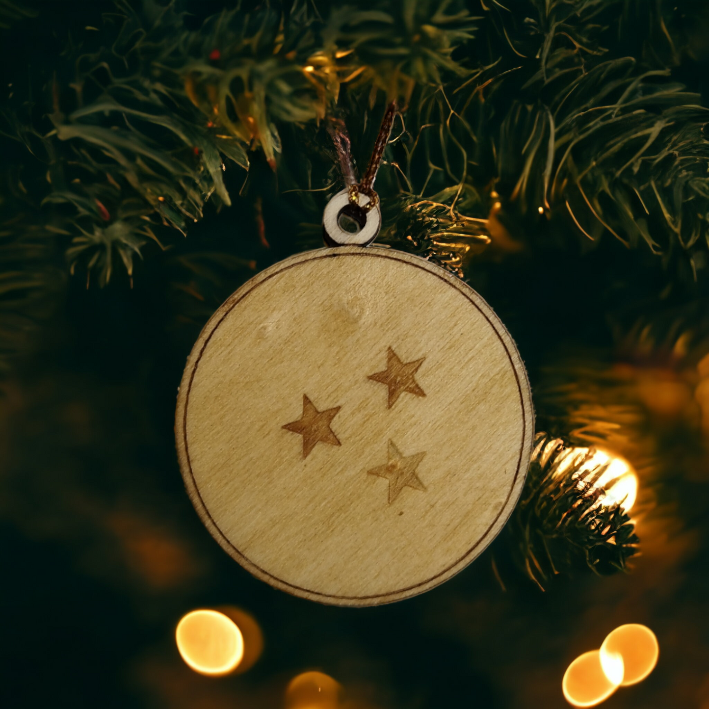 Set of 8 Dragon Ball Ornaments Wooden Coasters - Handmade Gift - Housewarming - Christmas Decor