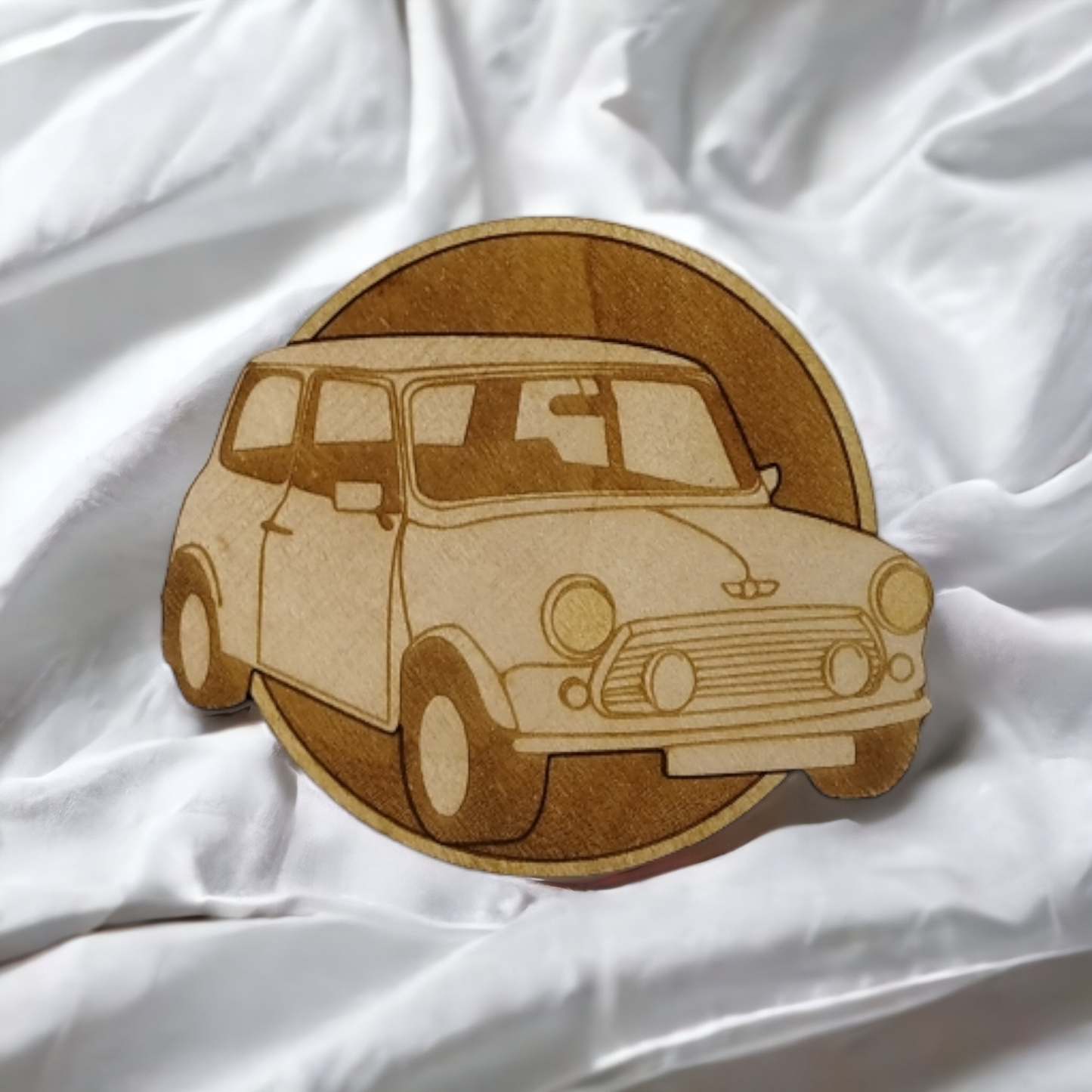 Set of 6 Classic Cars Wooden Coasters - Handmade Gift - Housewarming - Wood Kitchenware