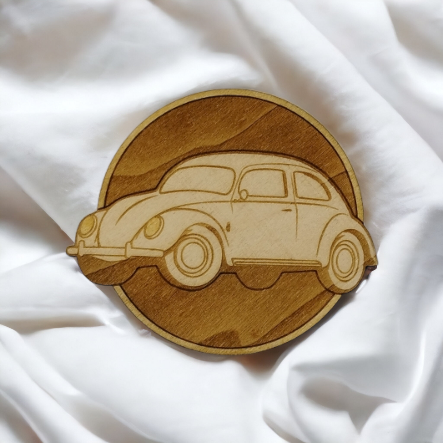 Set of 6 Classic Cars Wooden Coasters - Handmade Gift - Housewarming - Wood Kitchenware