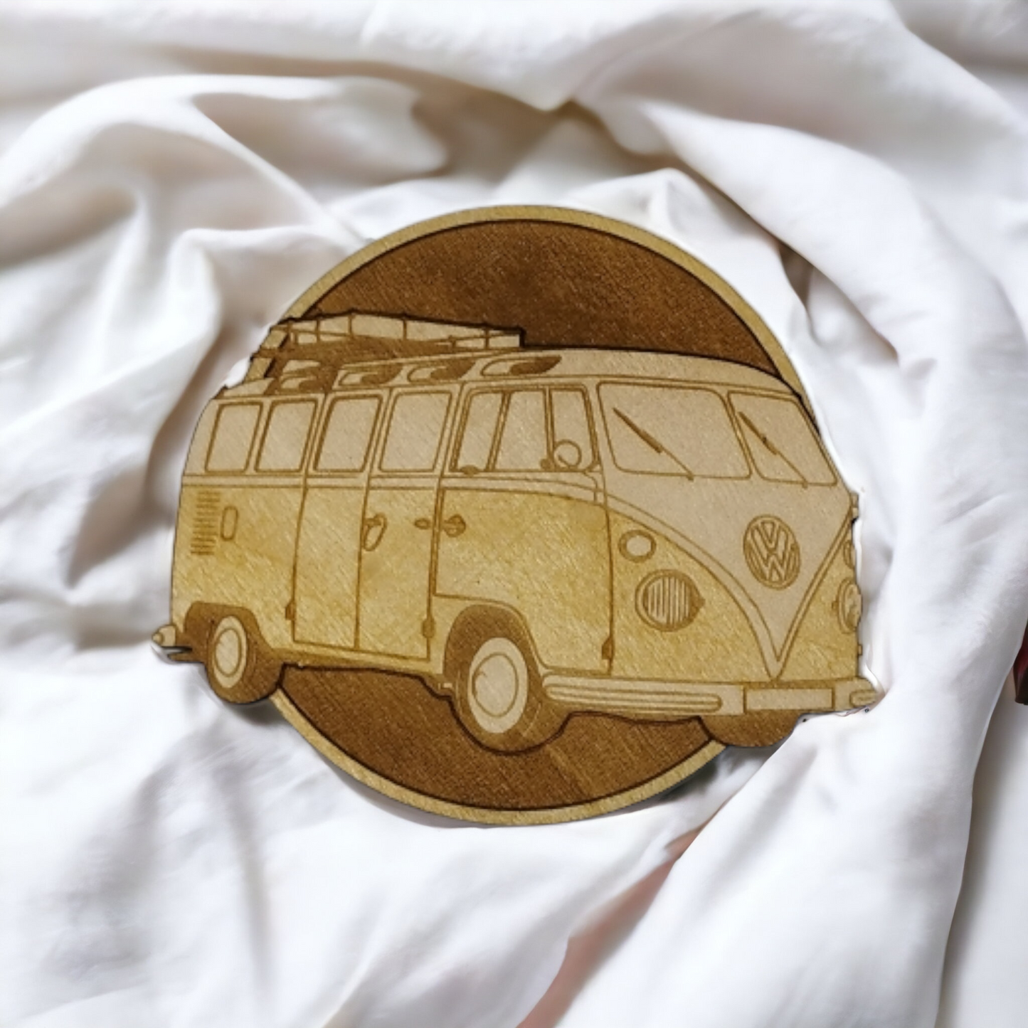 Set of 6 Classic Cars Wooden Coasters - Handmade Gift - Housewarming - Wood Kitchenware