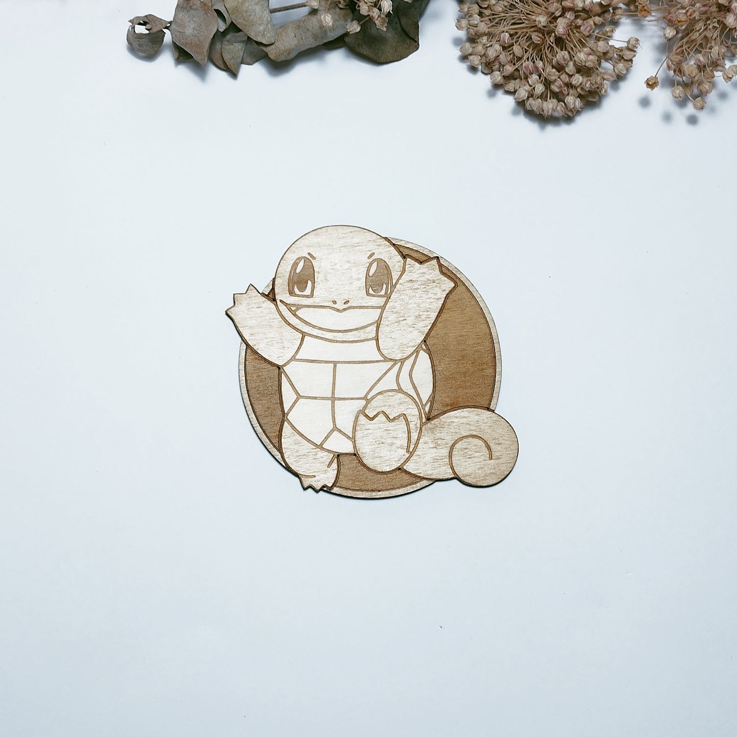 Set of 6 Pokemon Bigger Wooden Coasters - Handmade Gift - Housewarming - Wood Kitchenware