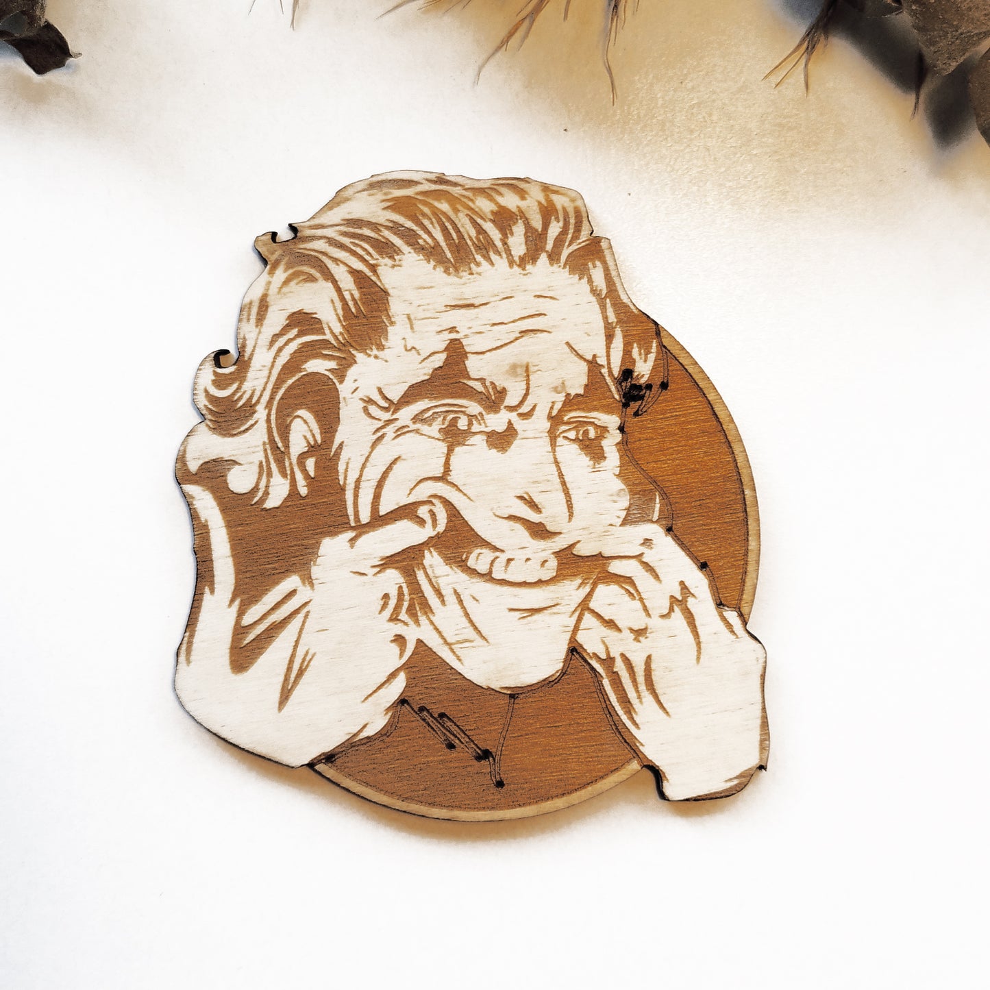 Set of 6 Batman Wooden Coasters - Handmade Gift - Housewarming - Wood Kitchenware