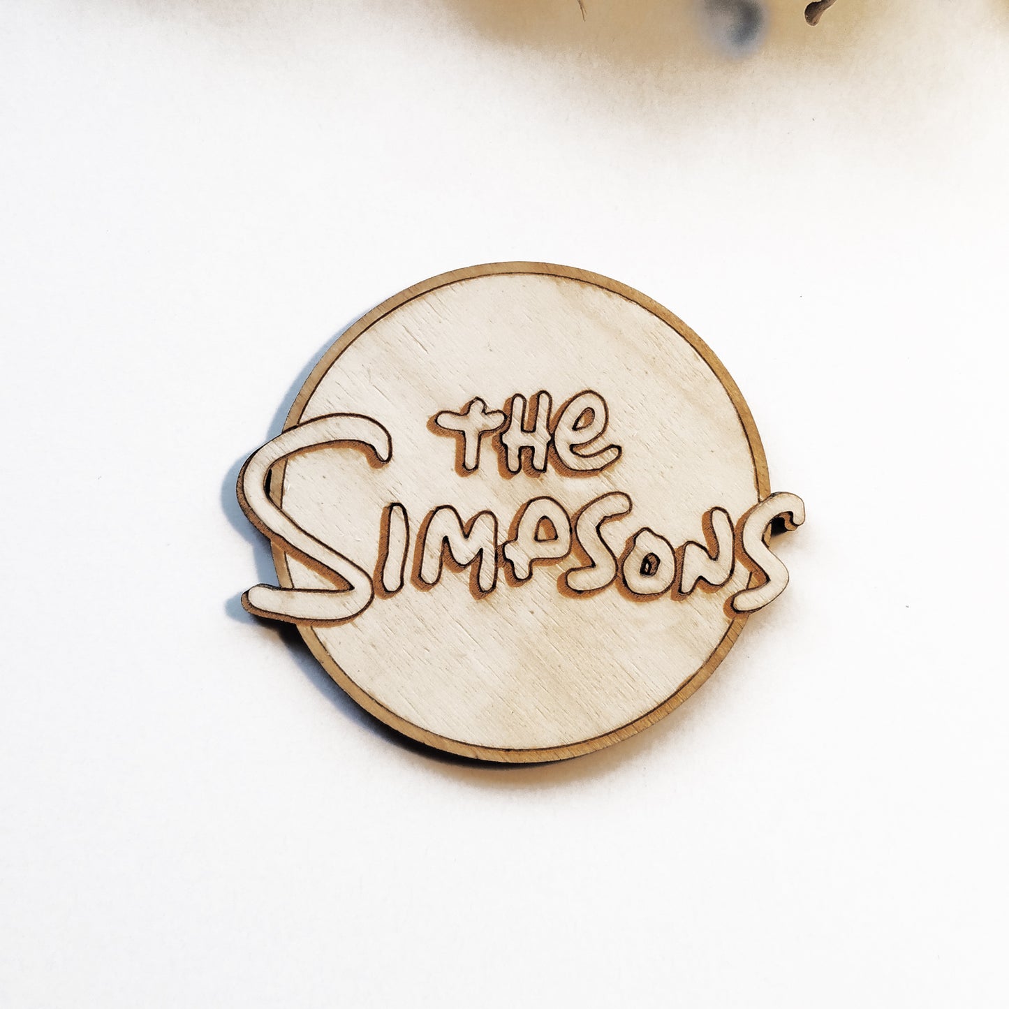 Set of 6 The Simpsons Wooden Coasters - Handmade Gift - Housewarming - Wood Kitchenware
