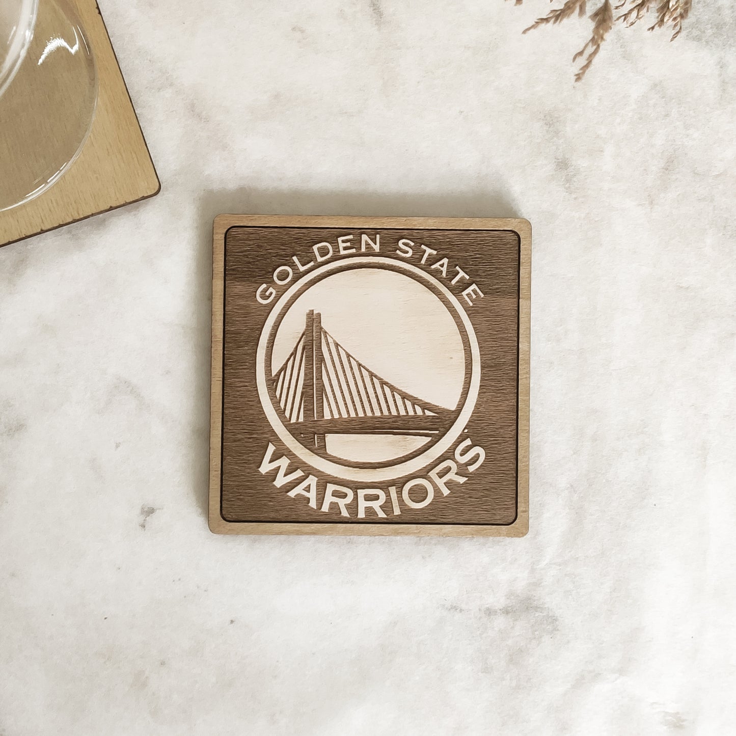 Set of 6 NBA Wooden Coasters - Handmade Gift - Housewarming - Wood Kitchenware
