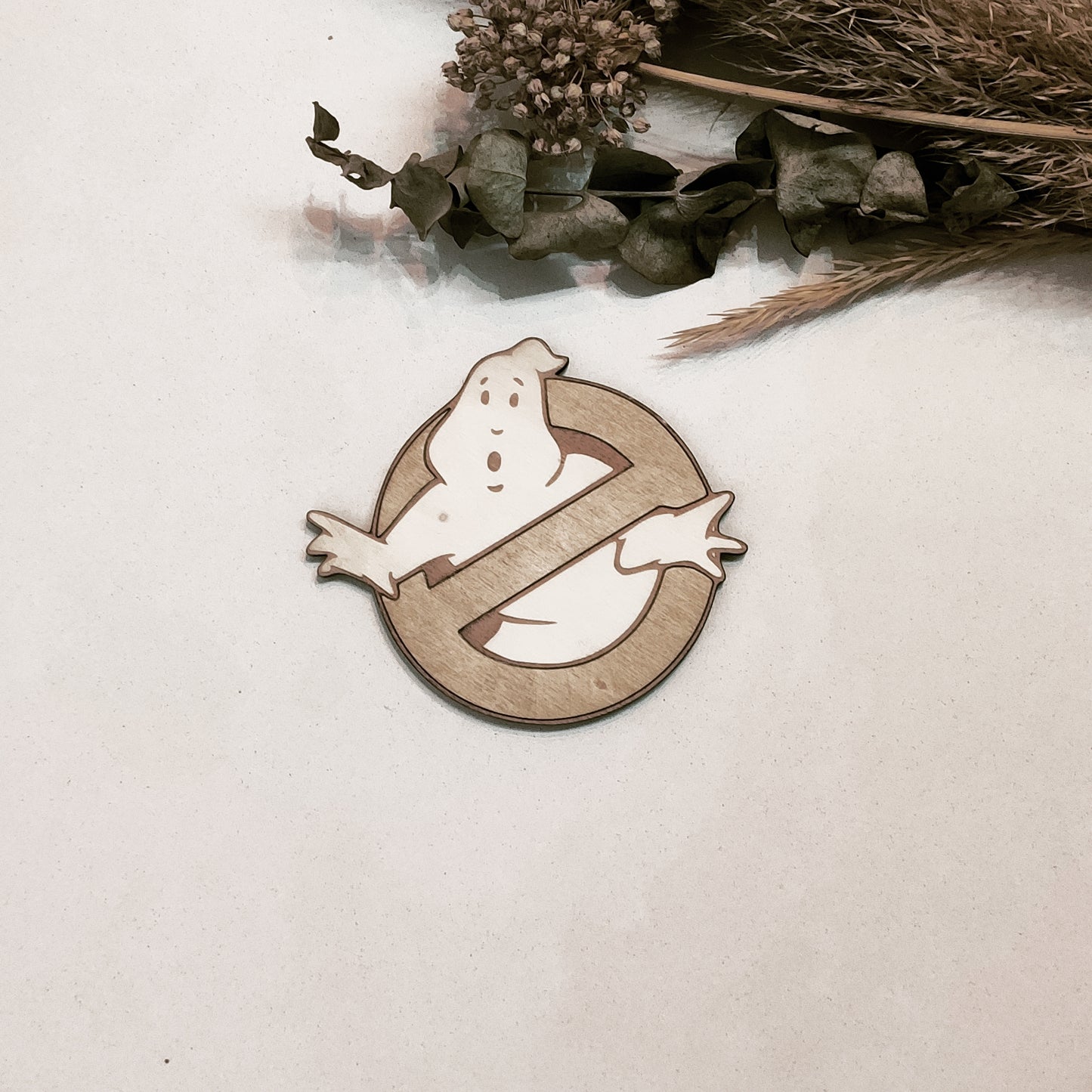 Set of 6 Ghostbusters Wooden Coasters - Handmade Gift - Housewarming - Wood Kitchenware