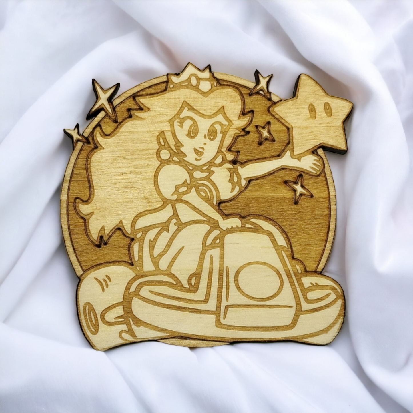 Set of 6 Mario Kart Wooden Coasters - Handmade Gift - Housewarming - Wood Kitchenware - Guardians of The Galaxy