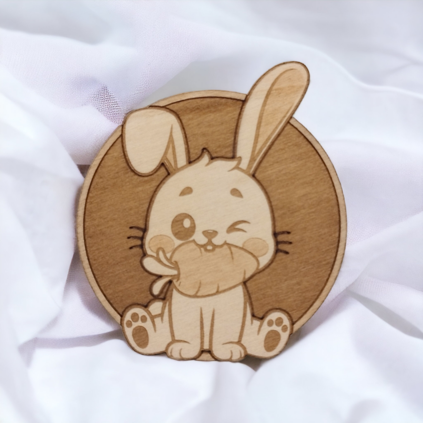 Set of 6 Cute Animals Collection Wooden Coasters - Handmade Gift - Housewarming - Wood Kitchenware