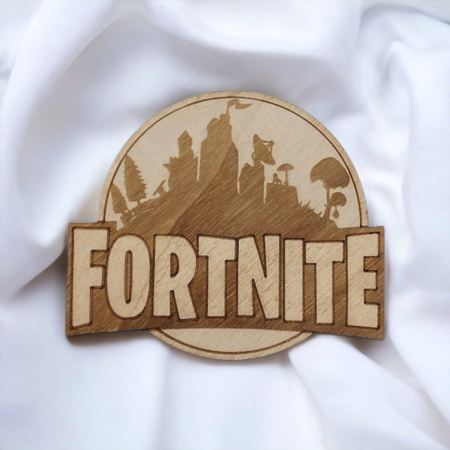 Set of 4 Fortnite Wooden Coasters - Handmade Gift - Housewarming - Wood Kitchenware