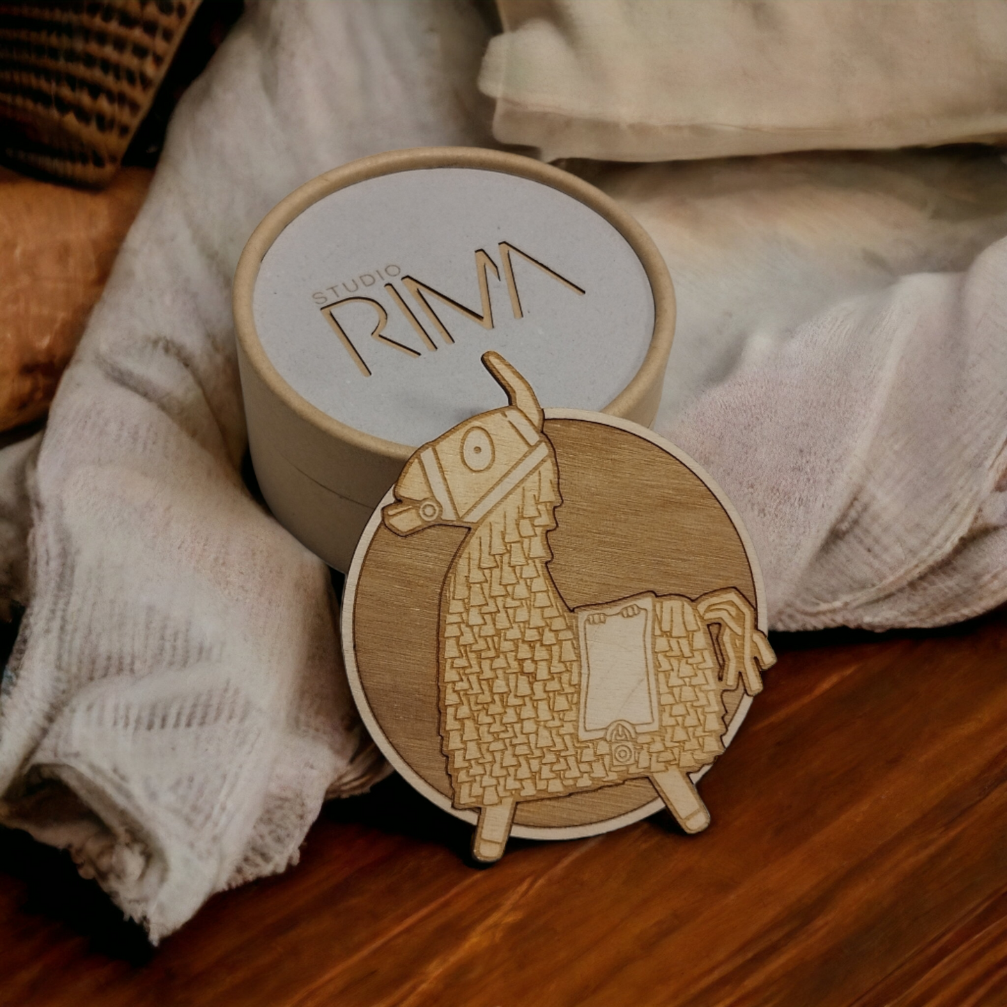 Set of 4 Fortnite Wooden Coasters - Handmade Gift - Housewarming - Wood Kitchenware