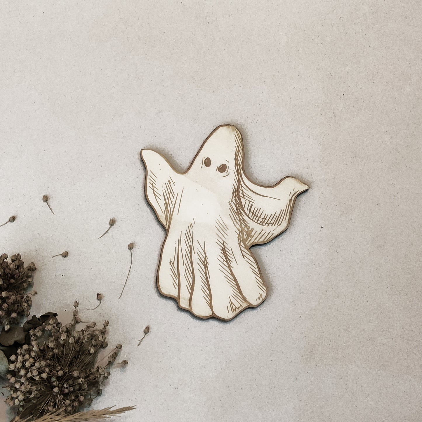 Ghosts Halloween Party Supply - Wooden Ornament - Home Decor