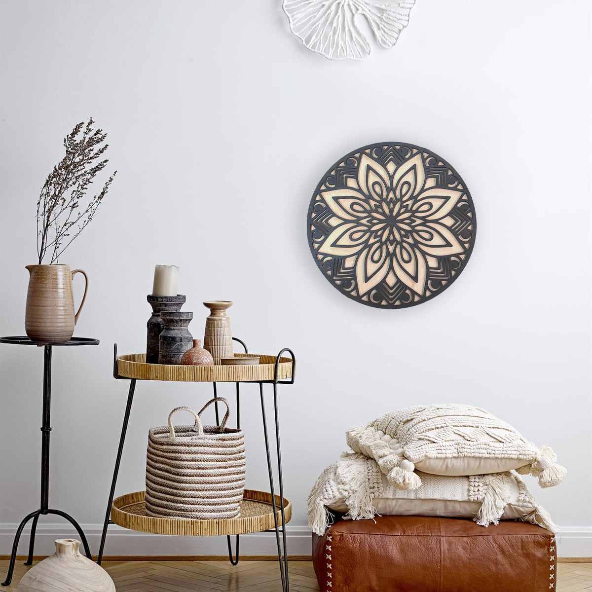 Mandala Wall Art Decor - Wood - Modern Art - Layered Art