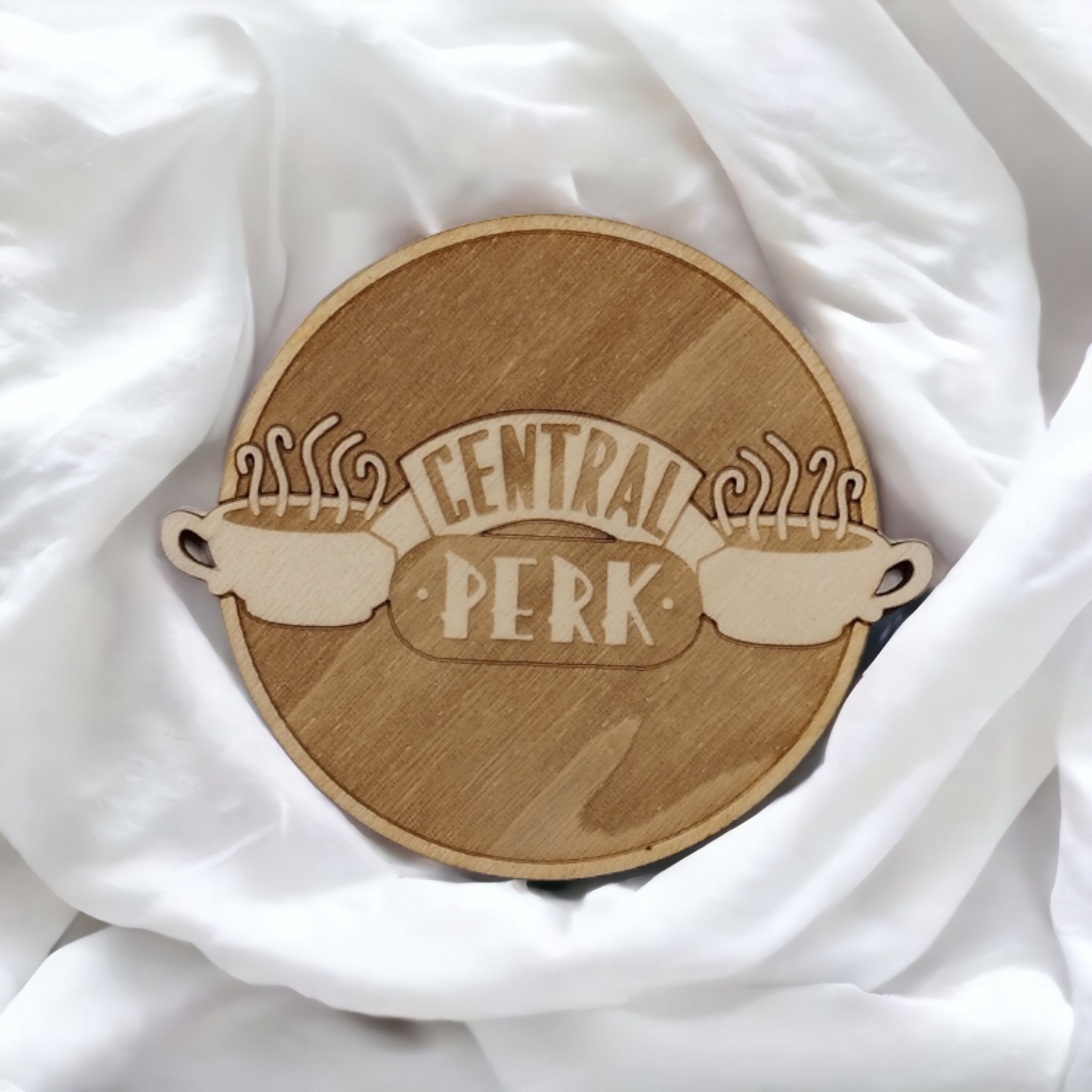 Set of 6 Friends Wooden Coasters - Handmade Gift - Housewarming - Wood Kitchenware