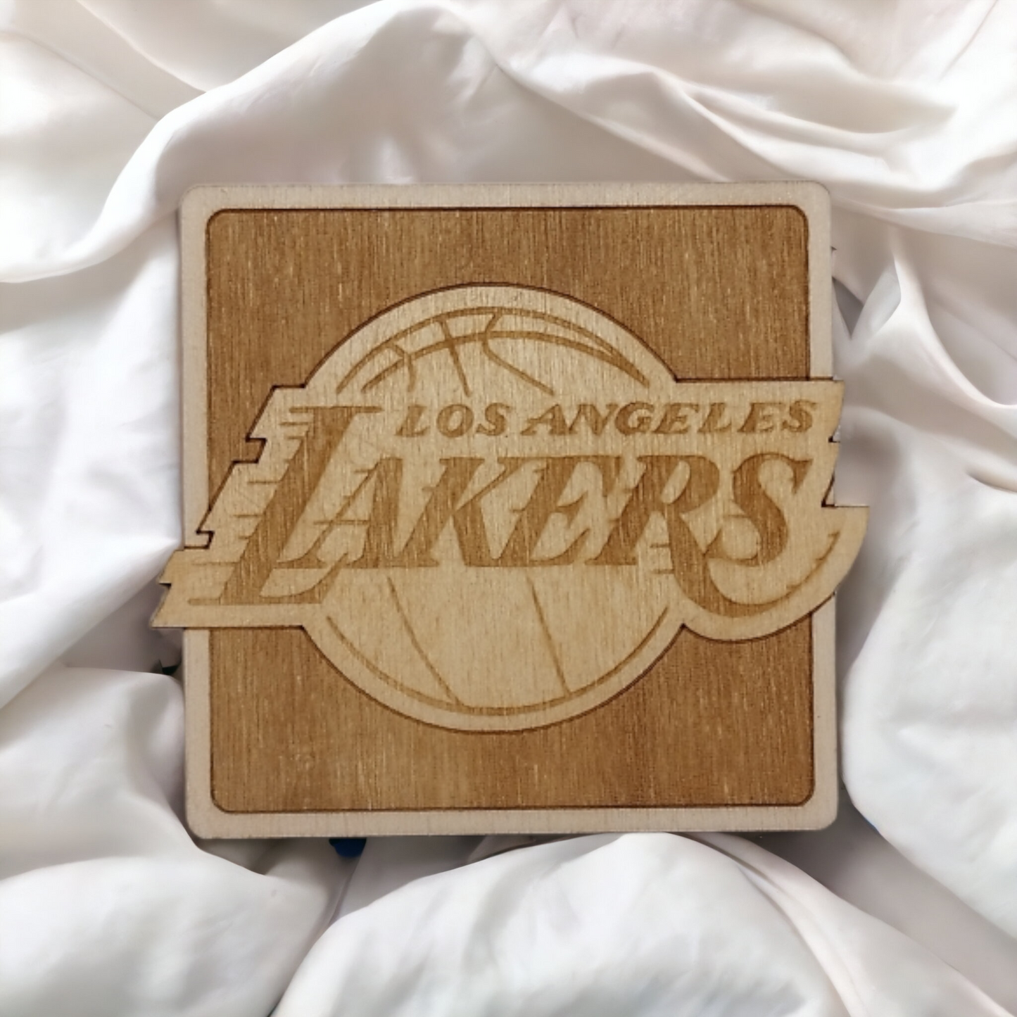 Set of 6 NBA Wooden Coasters - Handmade Gift - Housewarming - Wood Kitchenware