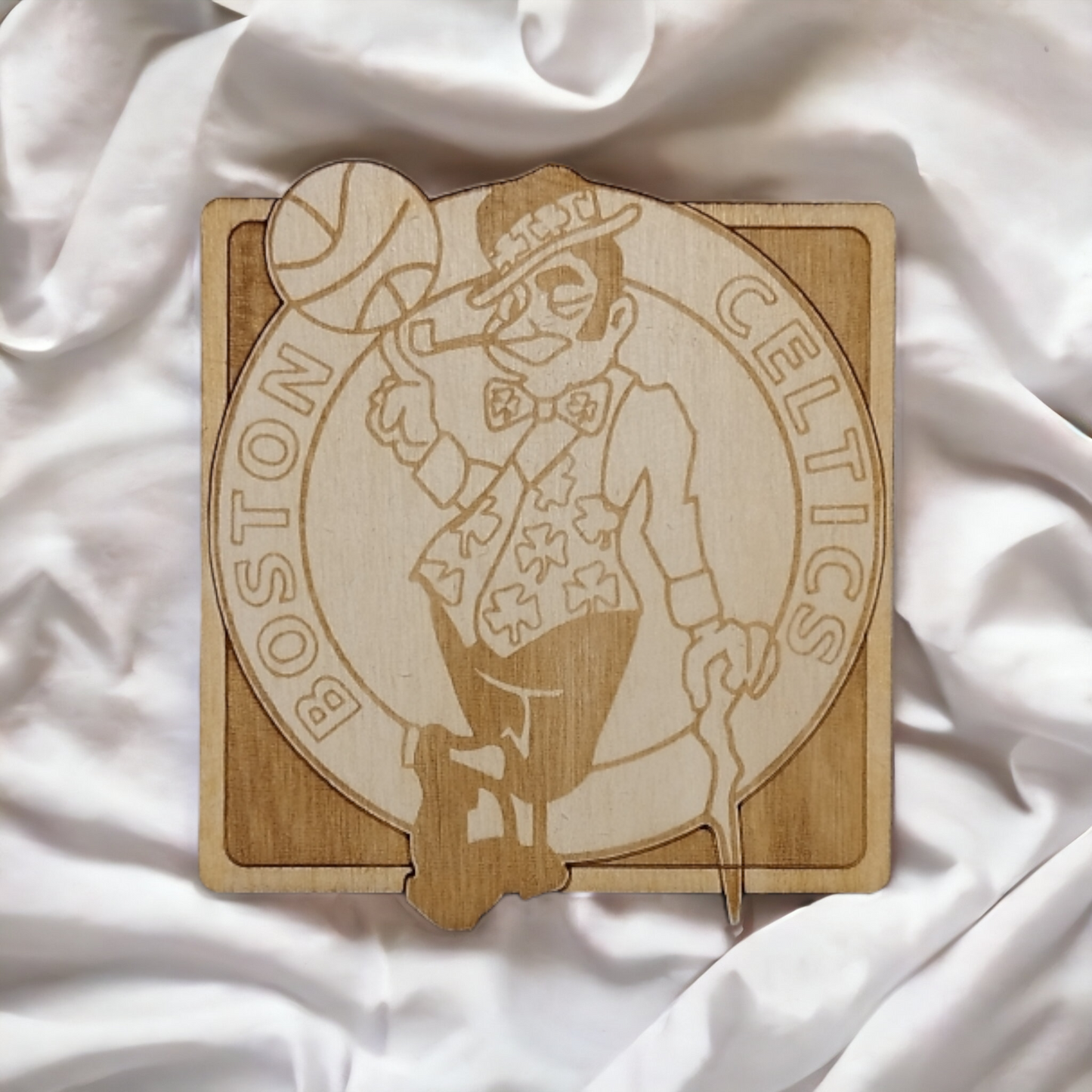 Set of 6 NBA Wooden Coasters - Handmade Gift - Housewarming - Wood Kitchenware