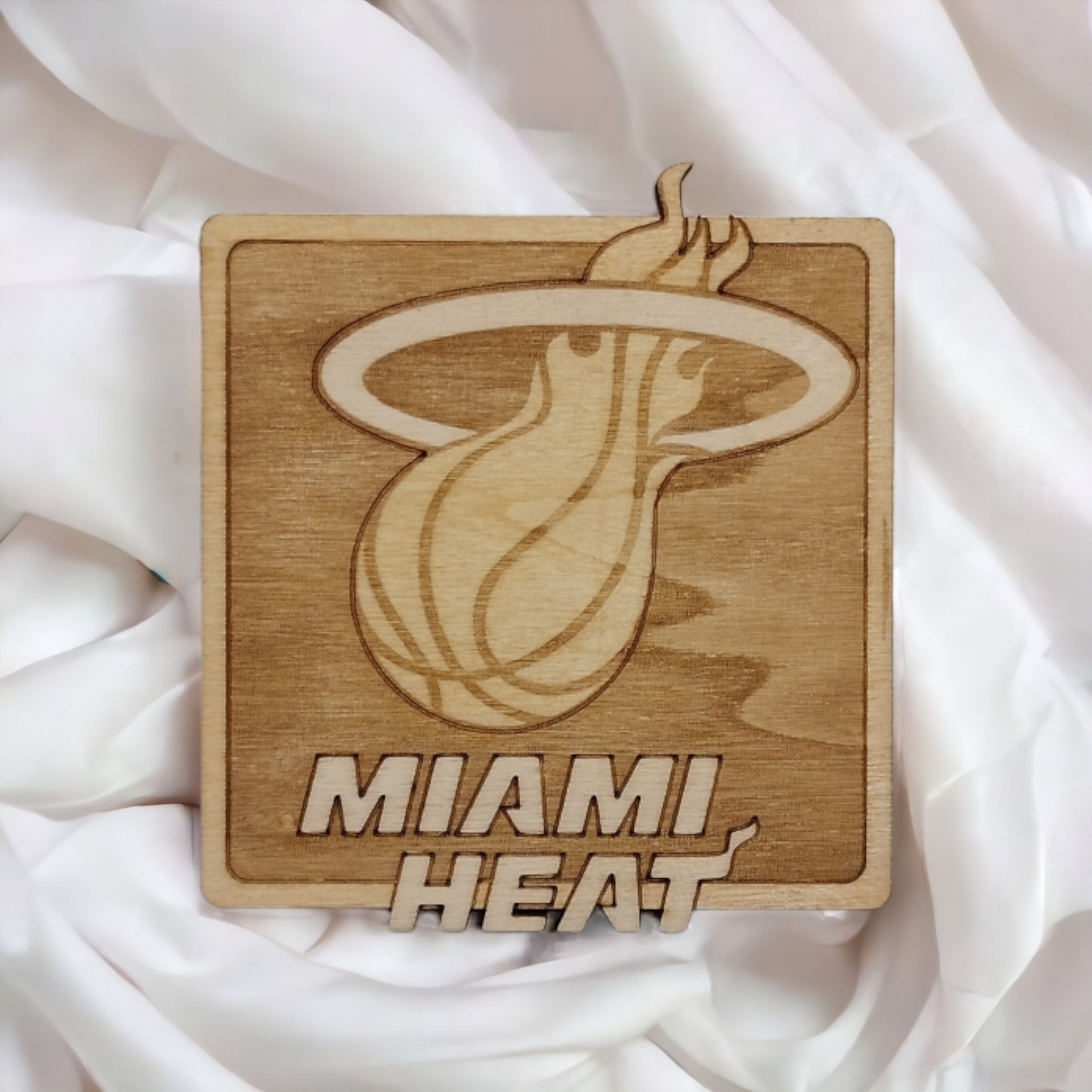 Set of 6 NBA Wooden Coasters - Handmade Gift - Housewarming - Wood Kitchenware