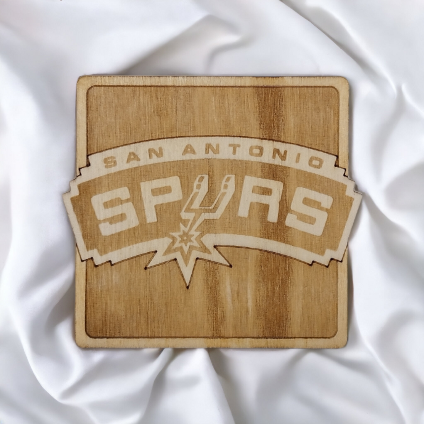 Set of 6 NBA Wooden Coasters - Handmade Gift - Housewarming - Wood Kitchenware