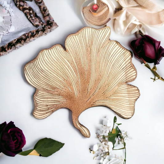 Pot Holder Ginkgo Leaf - Nature - Wood - Handmade Gift - Housewarming - Wood Kitchenware