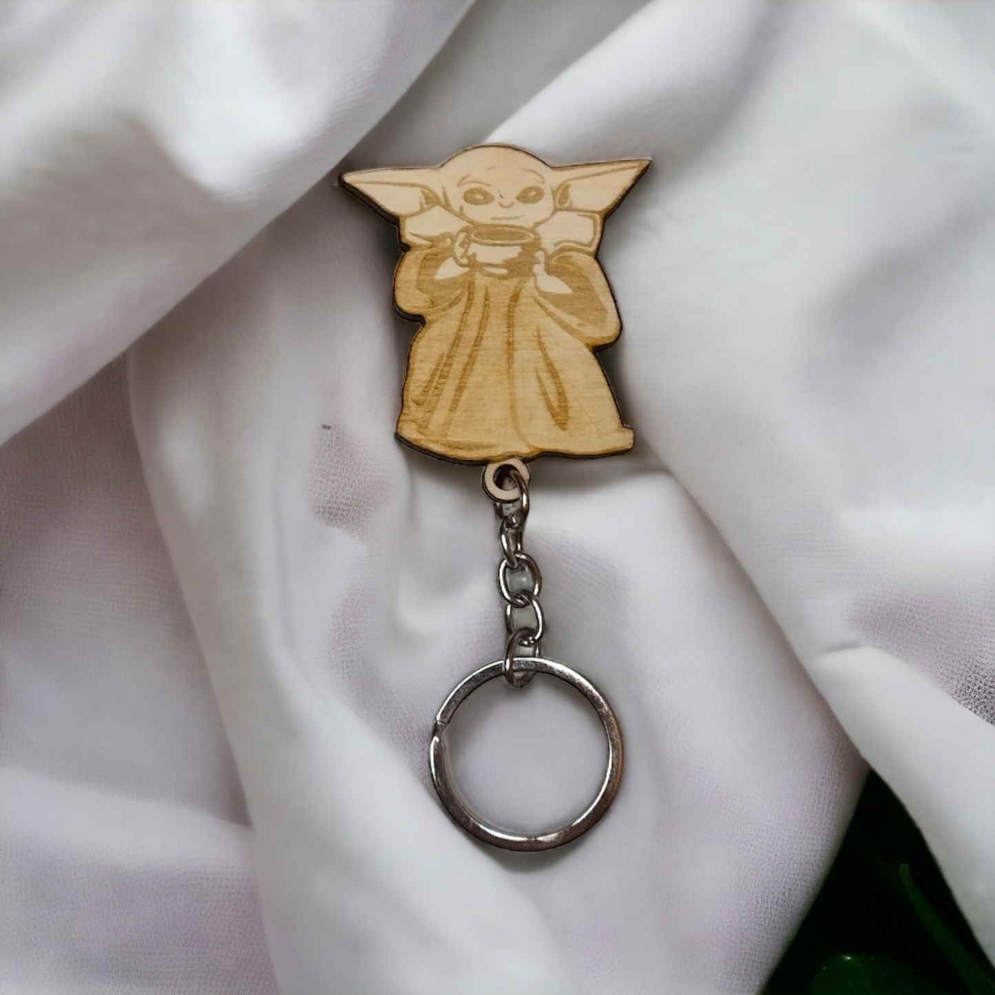 Baby Yoda Keychain Wall Mounted Key Holder - Geek Keyrings