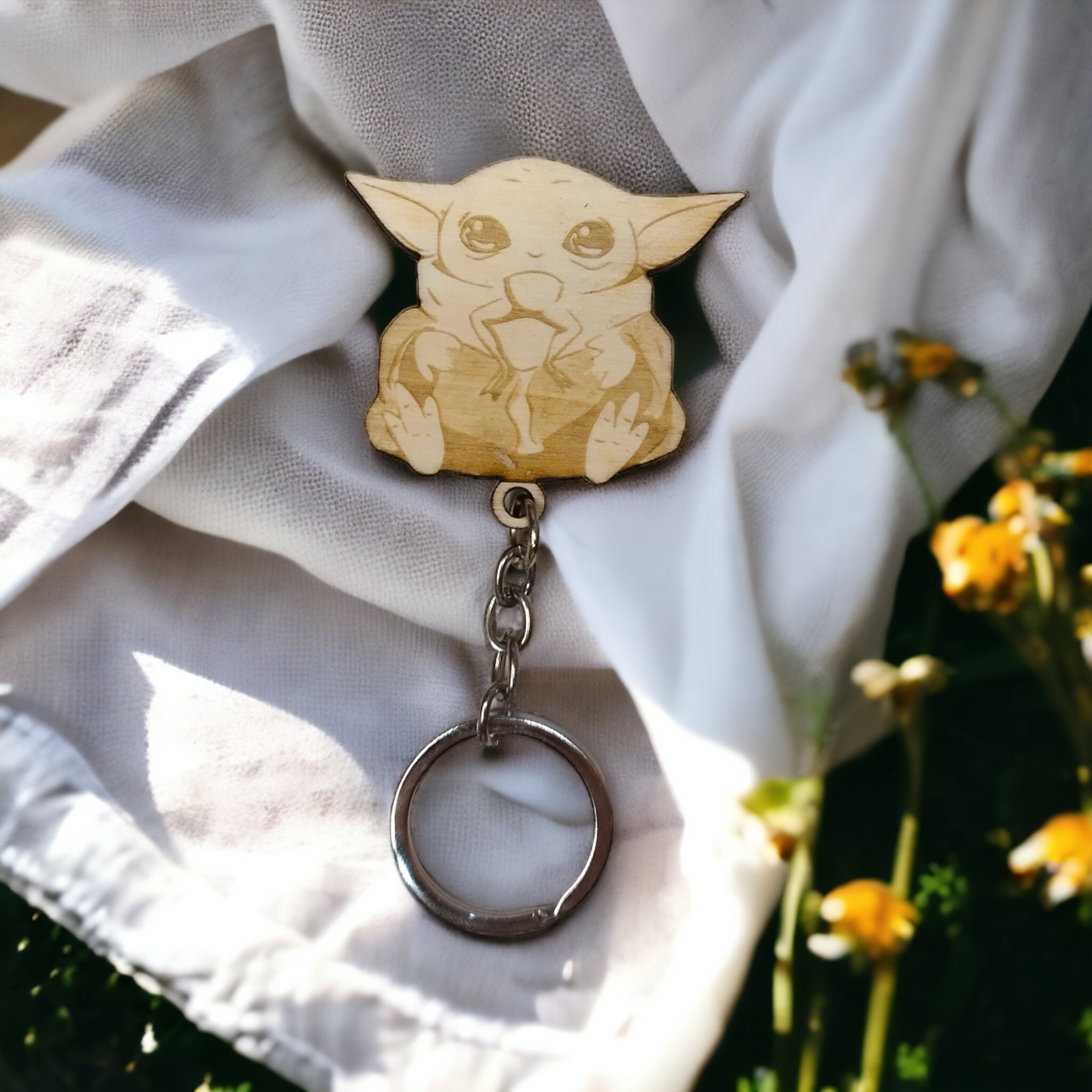 Baby Yoda Keychain Wall Mounted Key Holder - Geek Keyrings