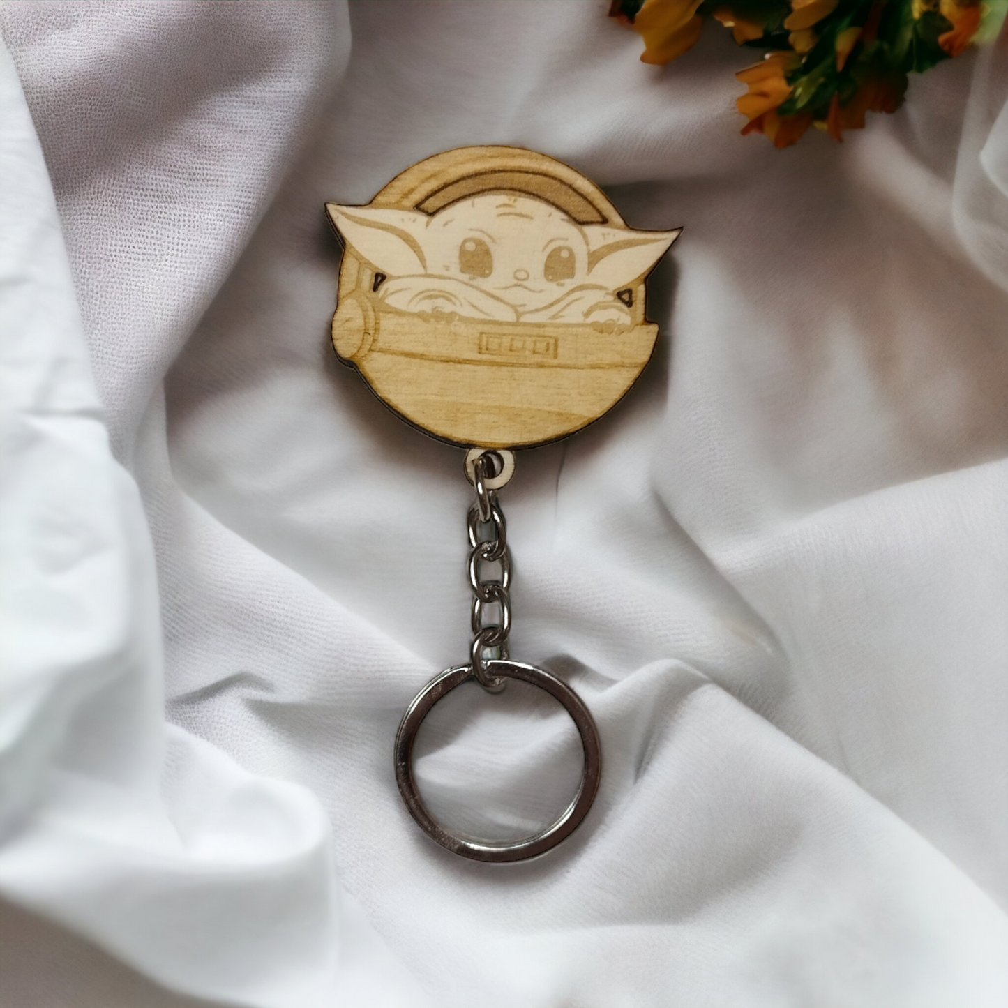 Baby Yoda Keychain Wall Mounted Key Holder - Geek Keyrings