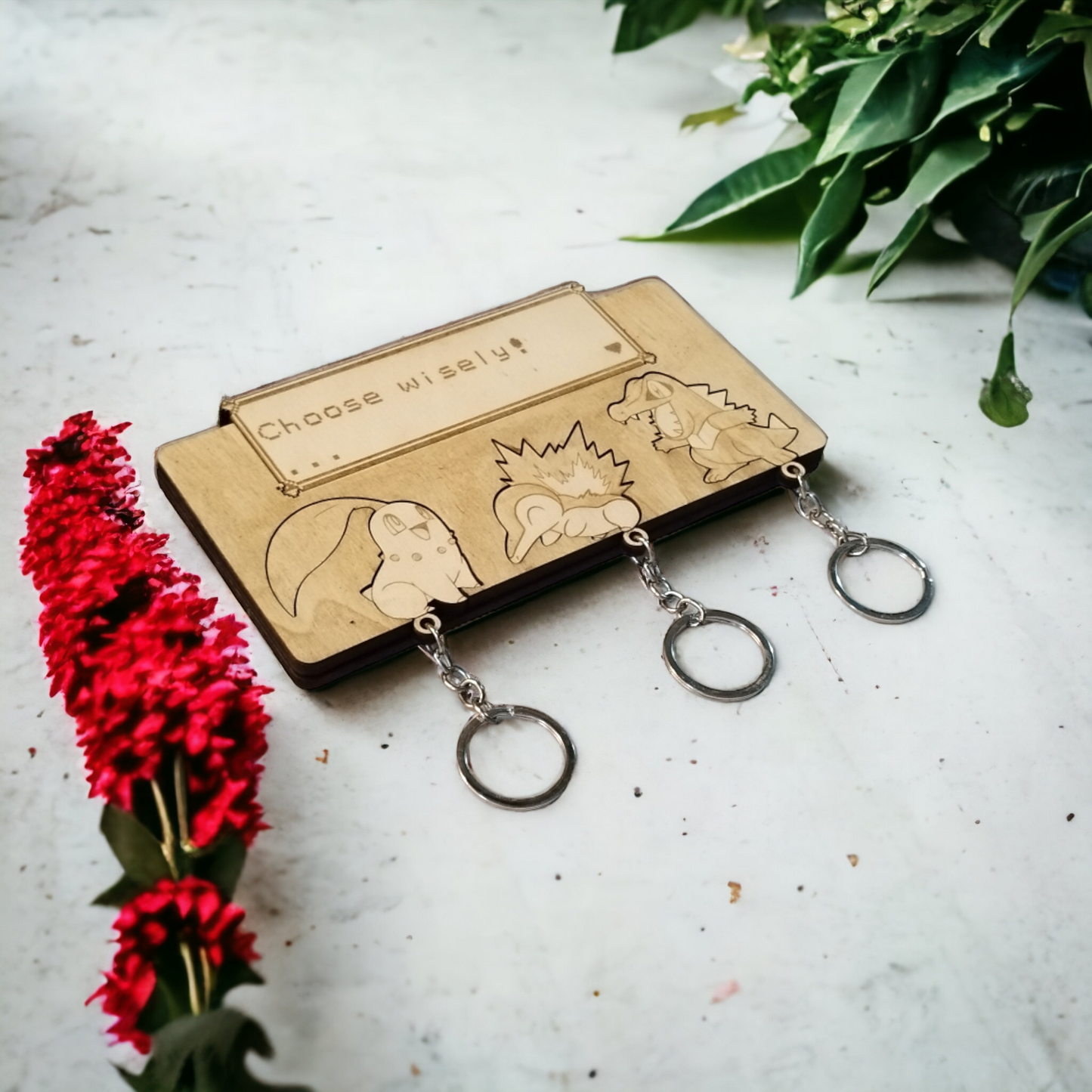 Pokemon Keychain Wall Mounted Key Holder - Geek Keyrings