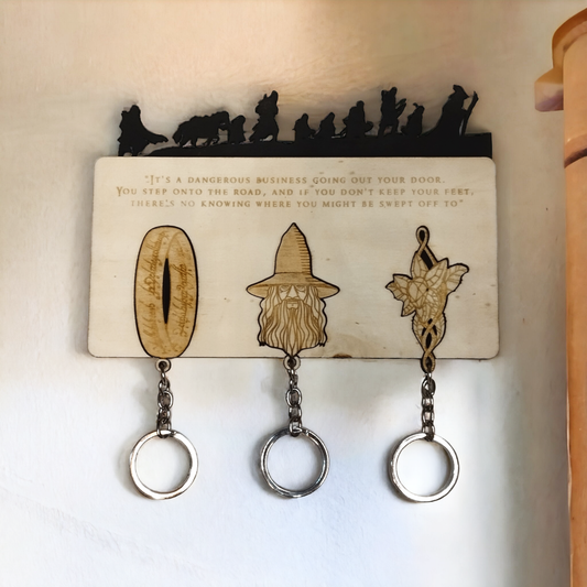 Lord of the Rings Keychain Wall Mounted Key Holder - LOTR