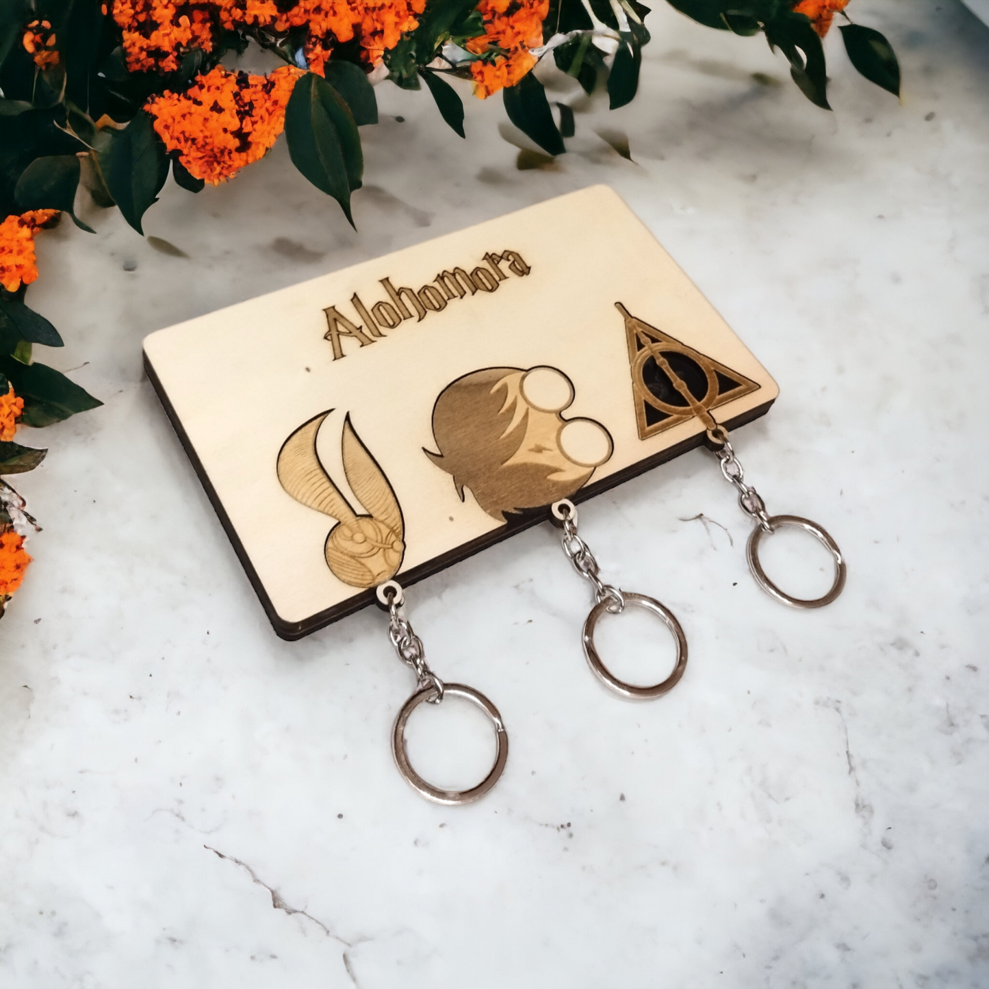 Harry Potter Keychain Wall Mounted Key Holder - Gamer Gift