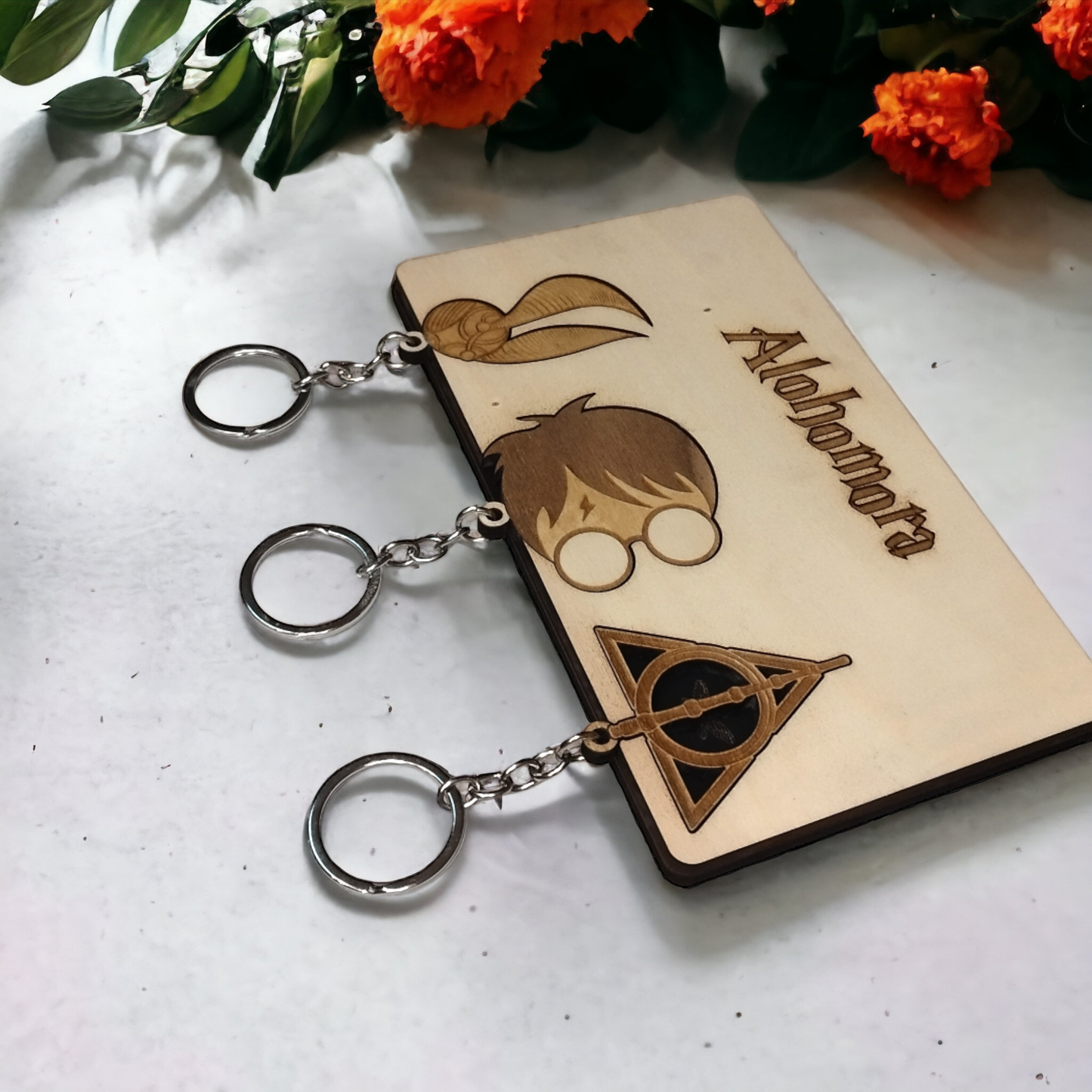 Harry Potter Keychain Wall Mounted Key Holder - Gamer Gift