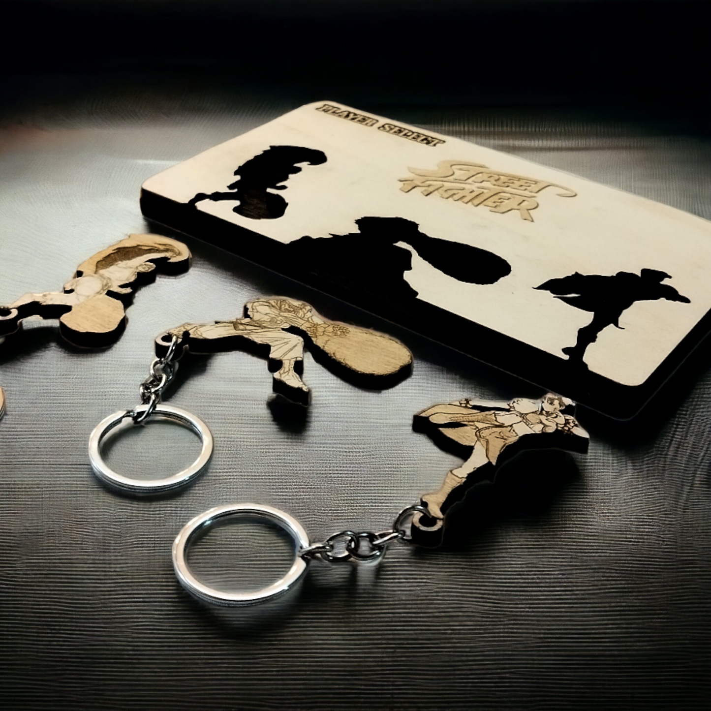 Street Fighter Keychain - Wall Mounted Key Holder - Geek Keyrings
