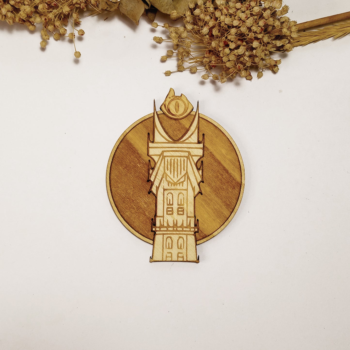 Set of 9 Lord of The Rings Wooden Coasters - Handmade Gift - Housewarming - Wood Kitchenware - LOTR