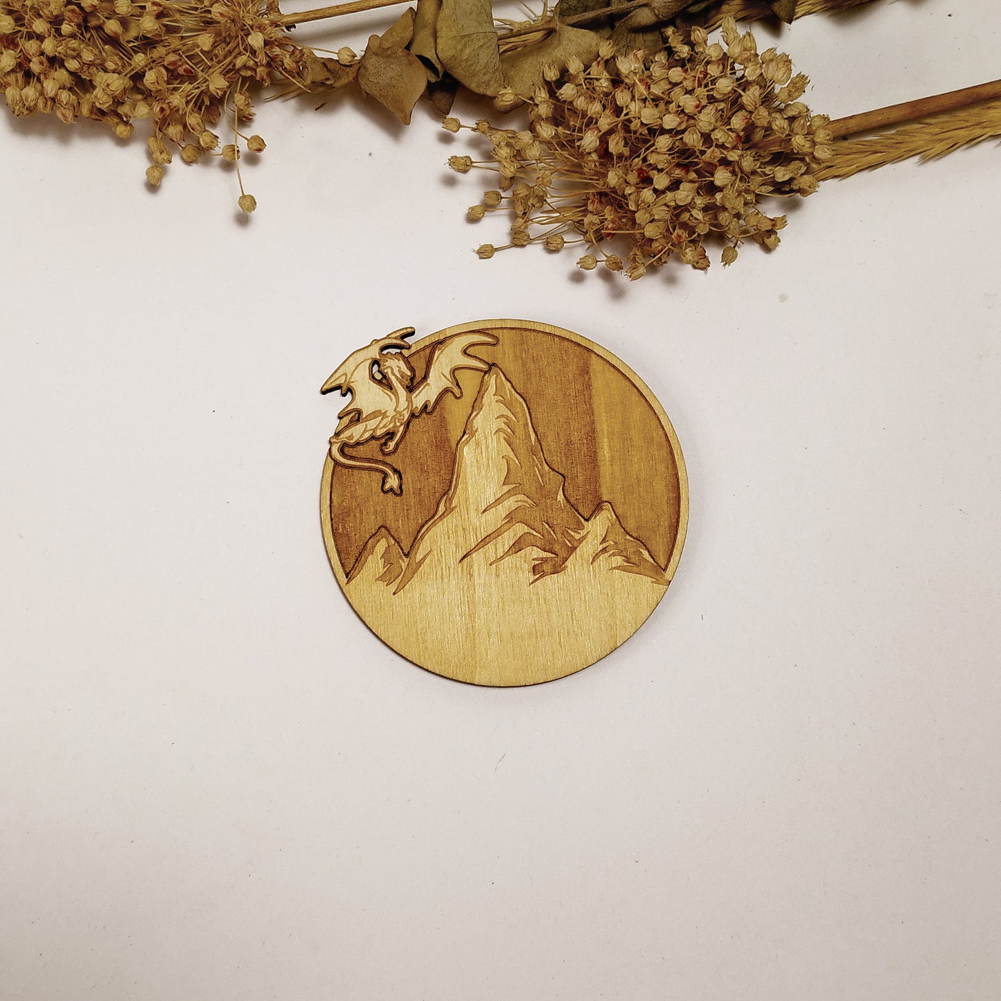 Set of 9 Lord of The Rings Wooden Coasters - Handmade Gift - Housewarming - Wood Kitchenware - LOTR