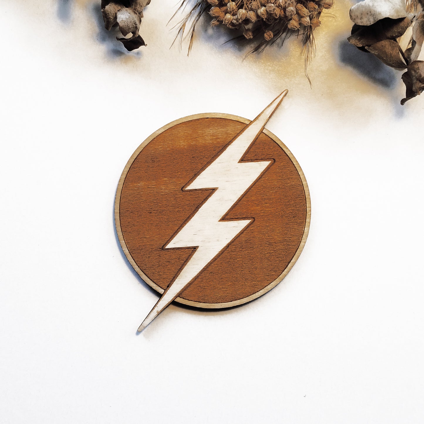 Set of 6 Superheroes Wooden Coasters - Handmade Gift - Housewarming - Wood Kitchenware