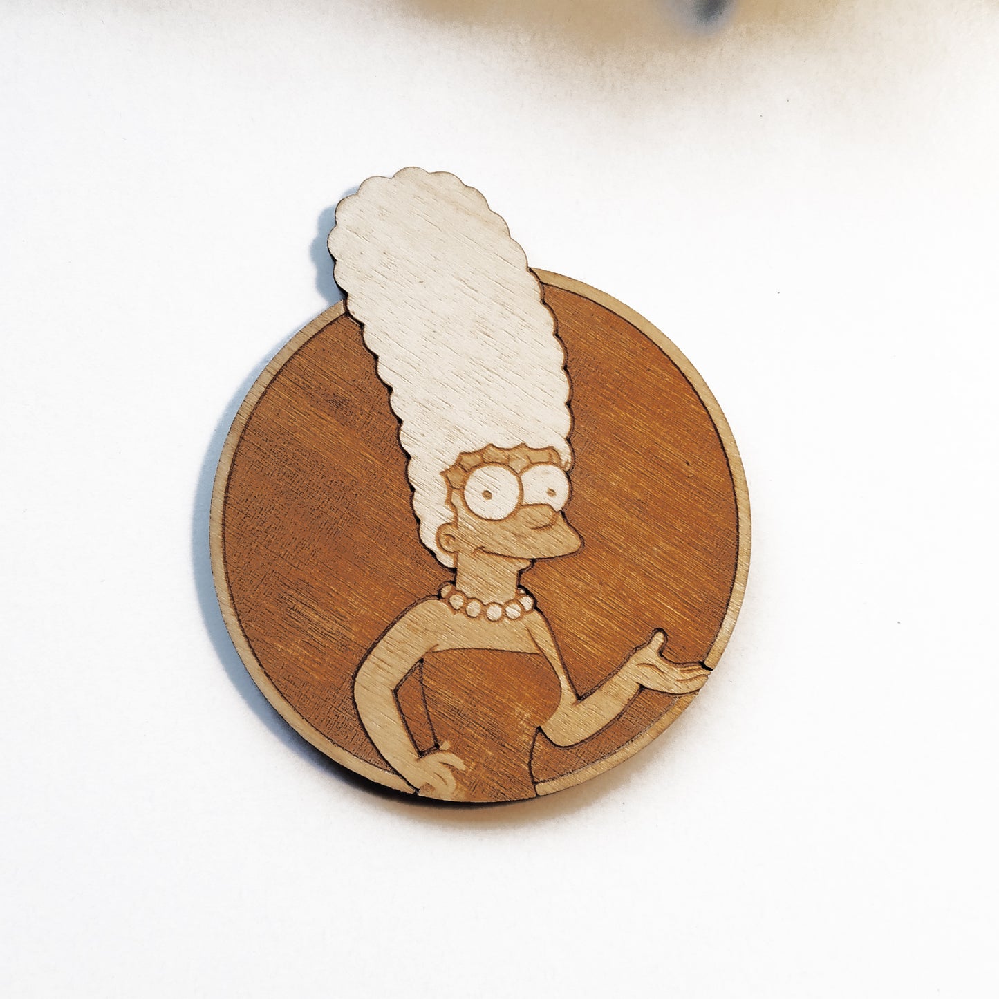 Set of 6 The Simpsons Wooden Coasters - Handmade Gift - Housewarming - Wood Kitchenware