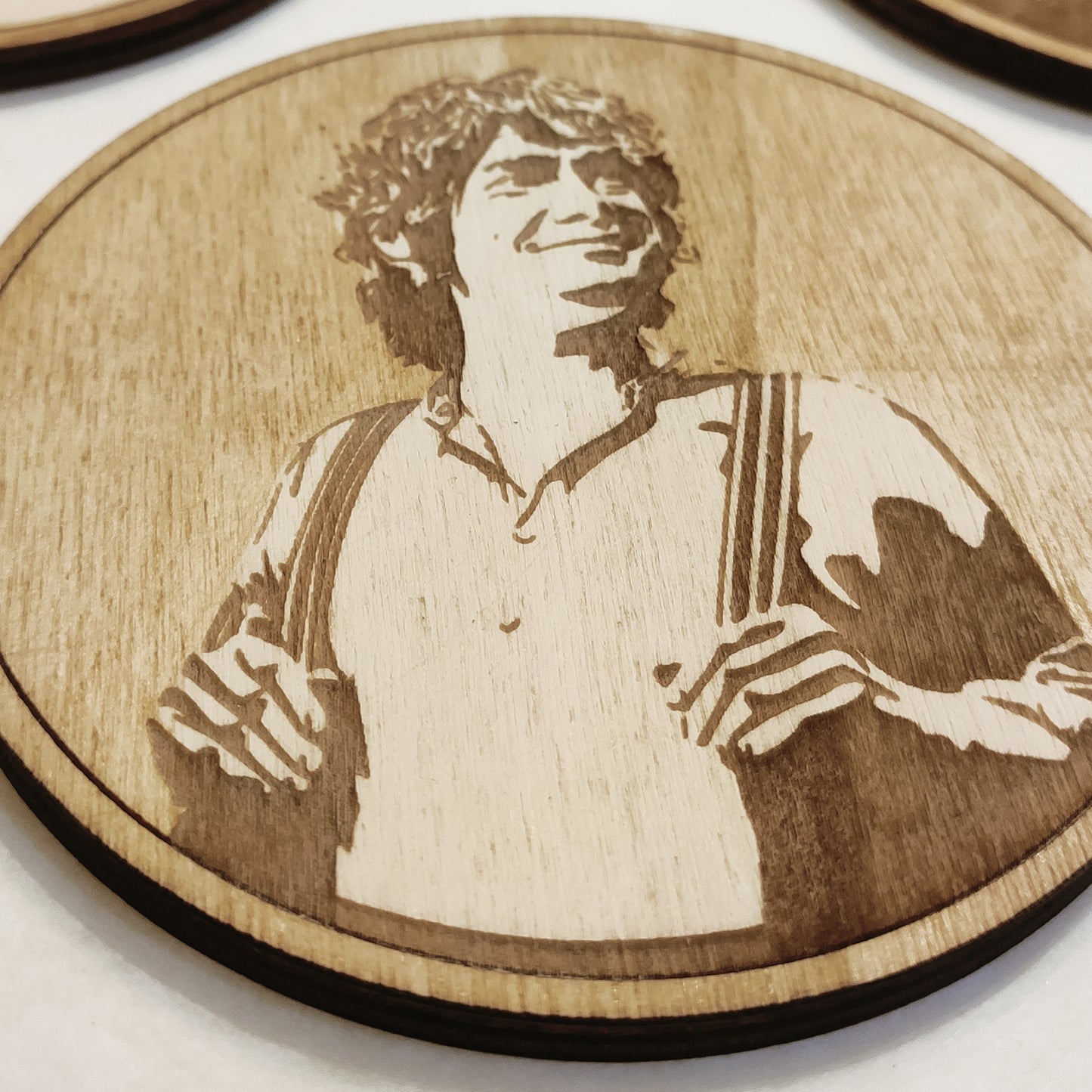 Set of 6 The Hobbit Wooden Coasters - Handmade Gift - Housewarming - Wood Kitchenware