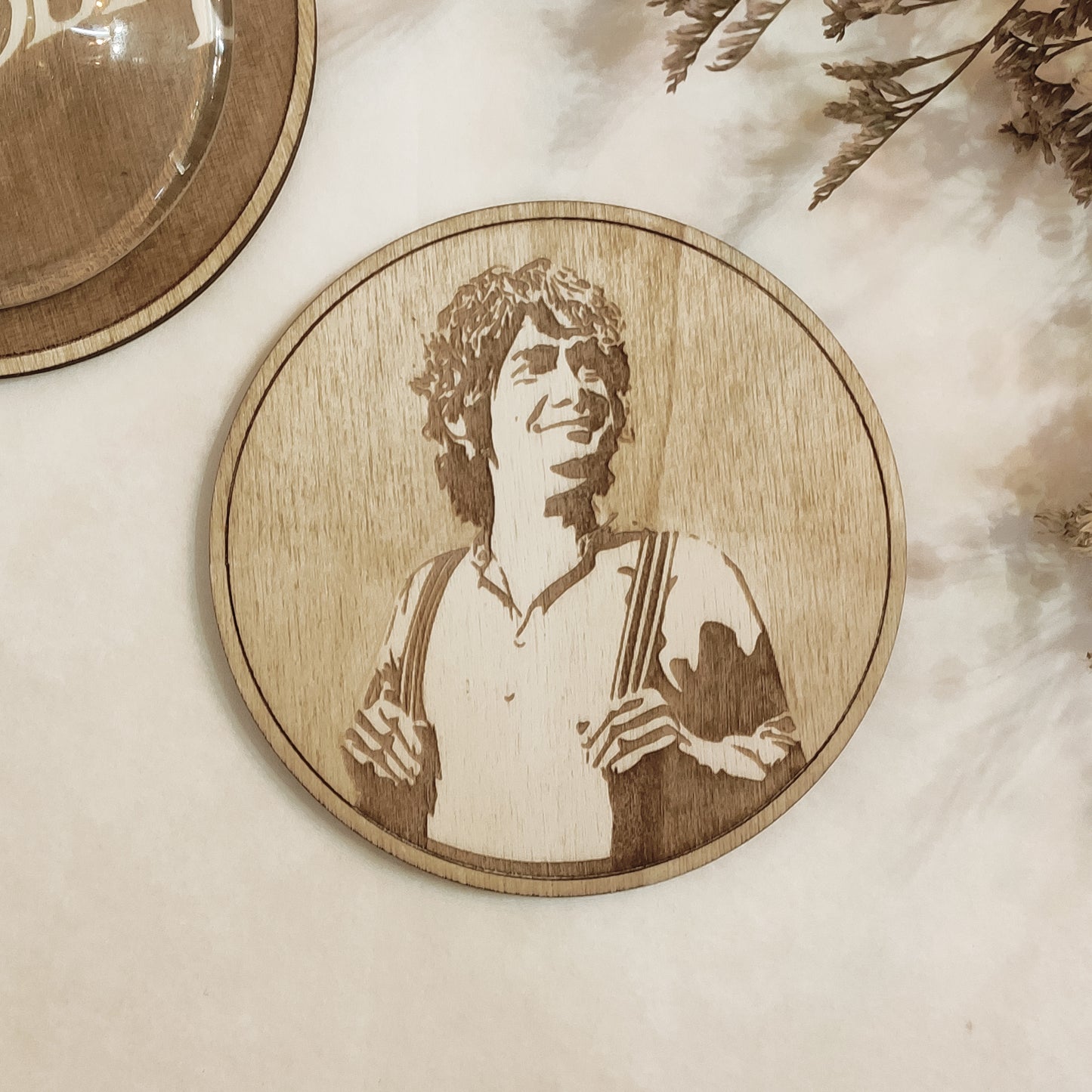 Set of 6 The Hobbit Wooden Coasters - Handmade Gift - Housewarming - Wood Kitchenware