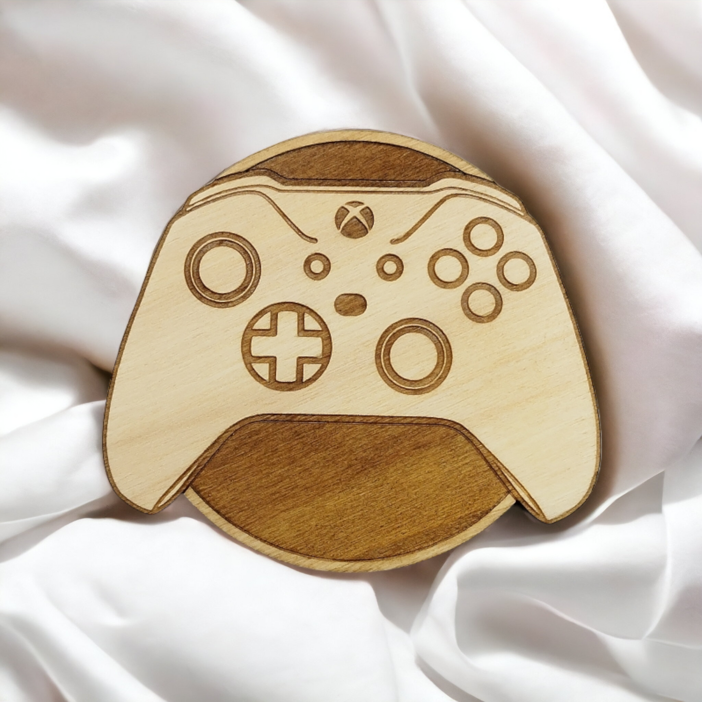 Set of 6 Videogames Controllers Wooden Coasters - Handmade Gift - Housewarming - Wood Kitchenware - Gamer