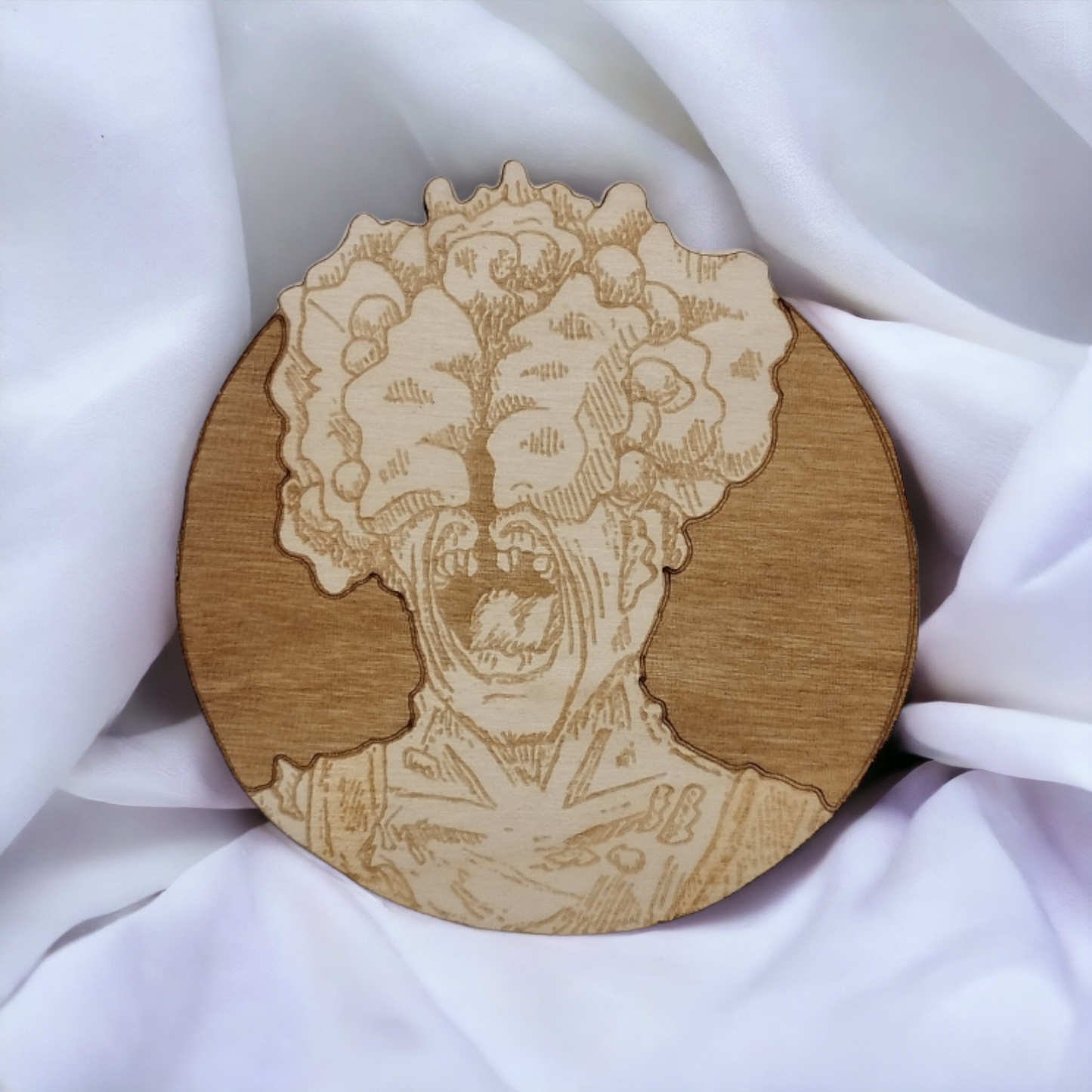 Set of 6 The Last of Us Wooden Coasters - Handmade Gift - Housewarming - Wood Kitchenware