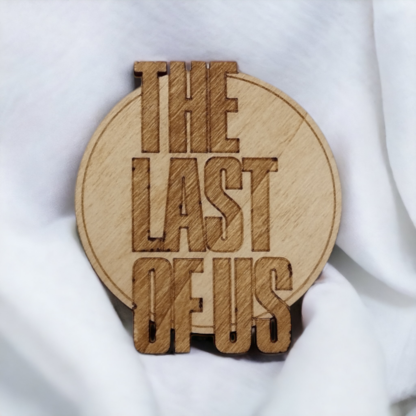 Set of 6 The Last of Us Wooden Coasters - Handmade Gift - Housewarming - Wood Kitchenware
