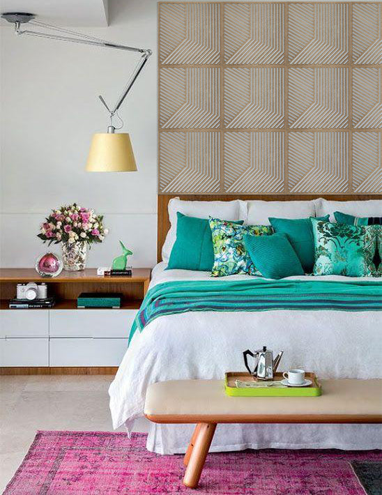 Wooden Hollow Panels - Wall Art Geometric - Decorative Panel